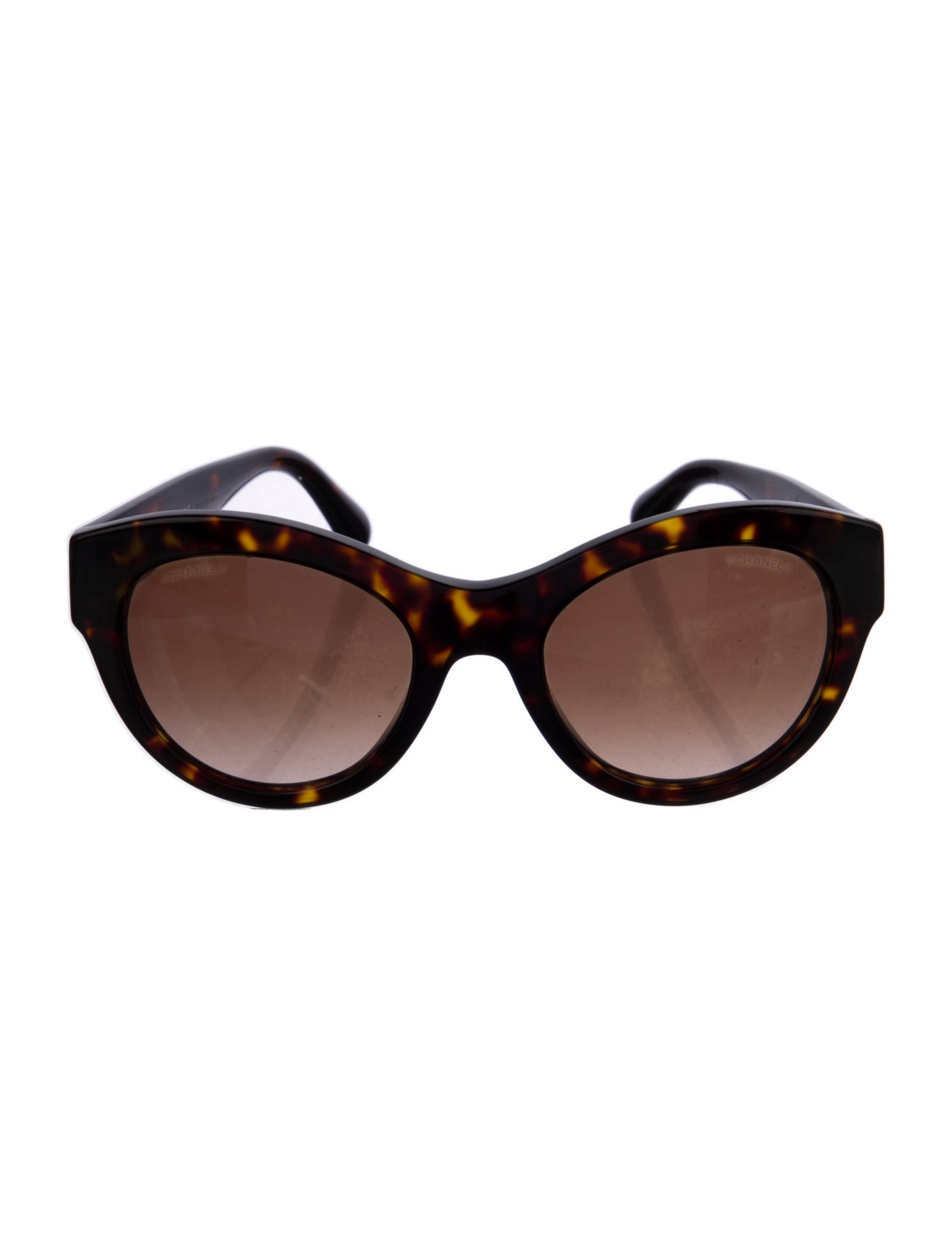 Chanel Interlocking CC Logo Cat-Eye Sunglasses