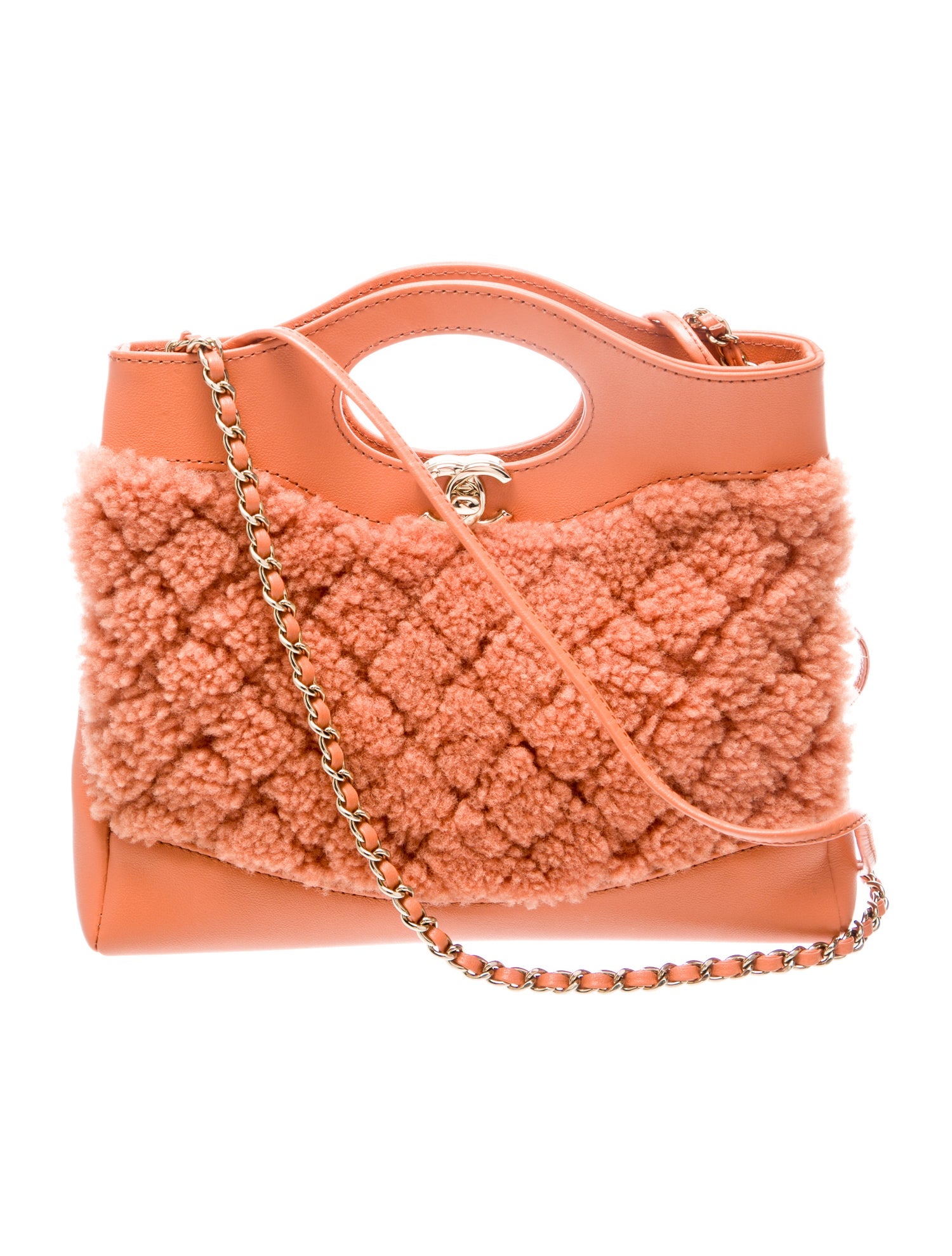 Chanel Shearling 31 Mini Shopping Bag