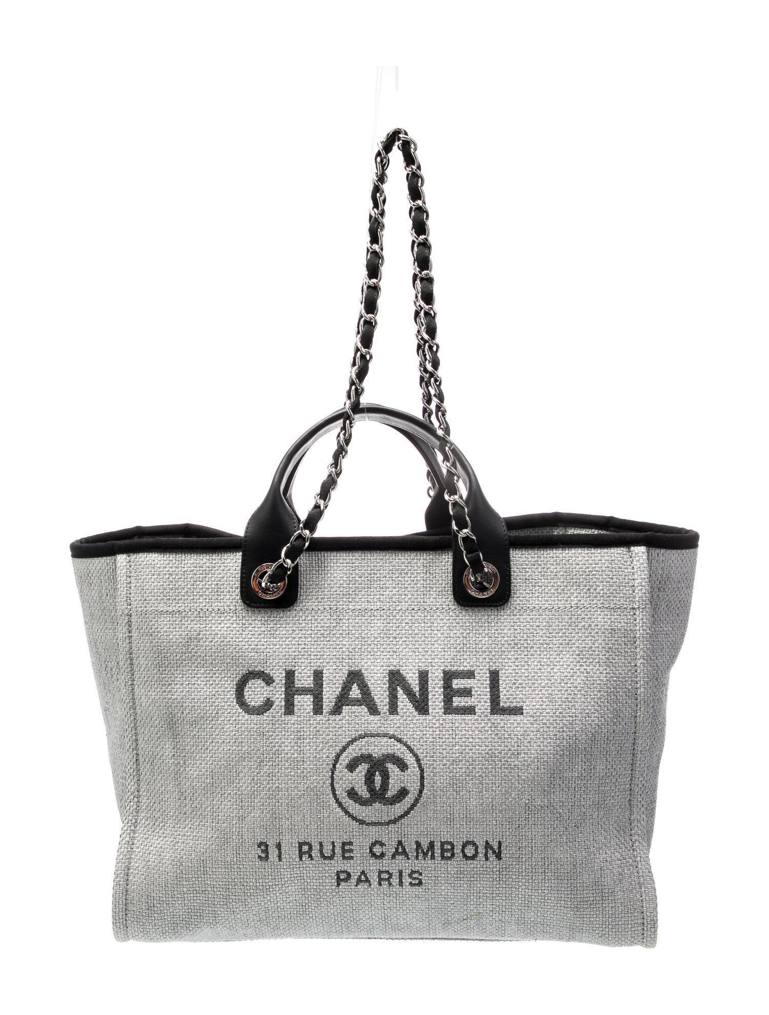 Chanel Large Deauville Shopping Tote
