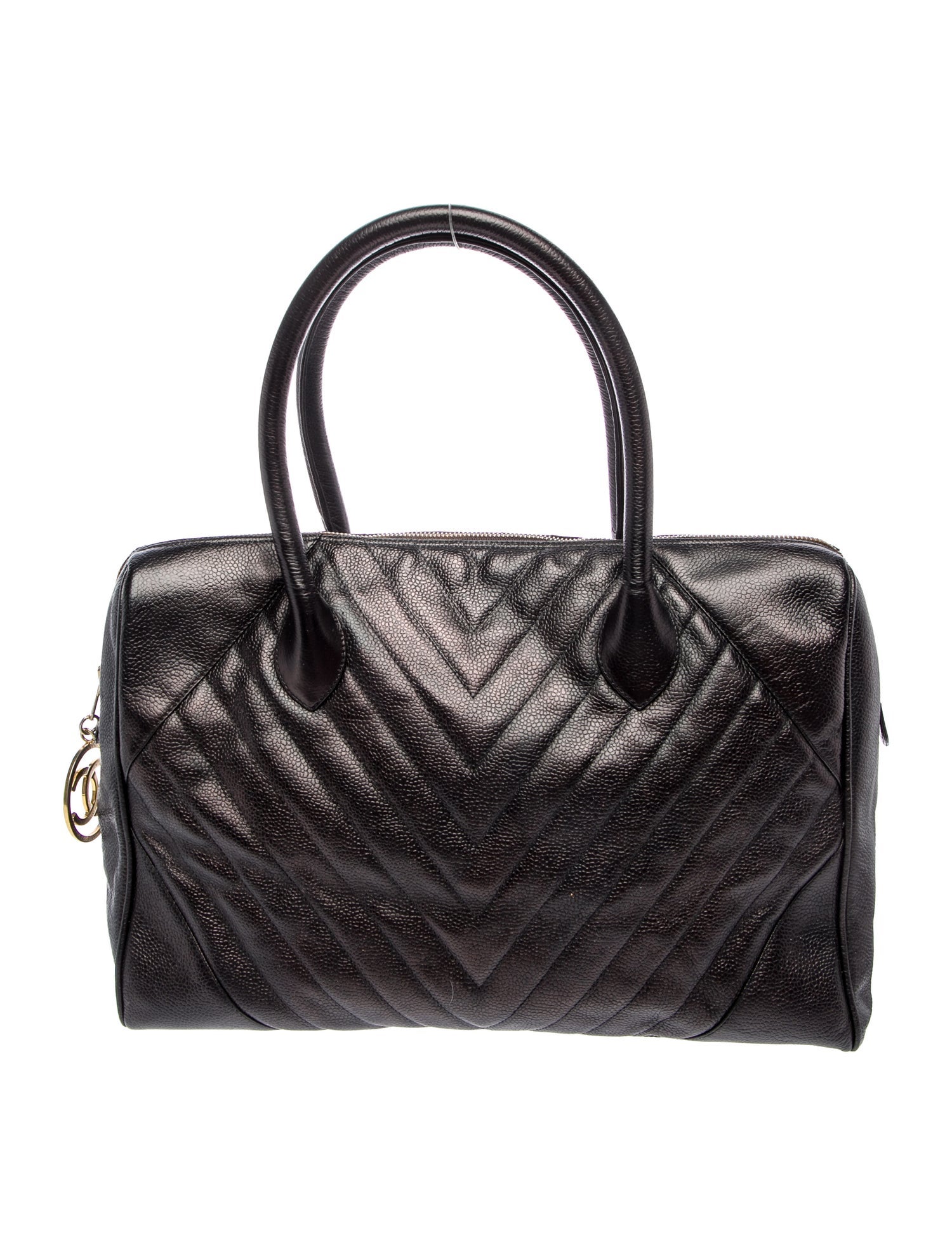 Chanel Chevron CC Handle Bag