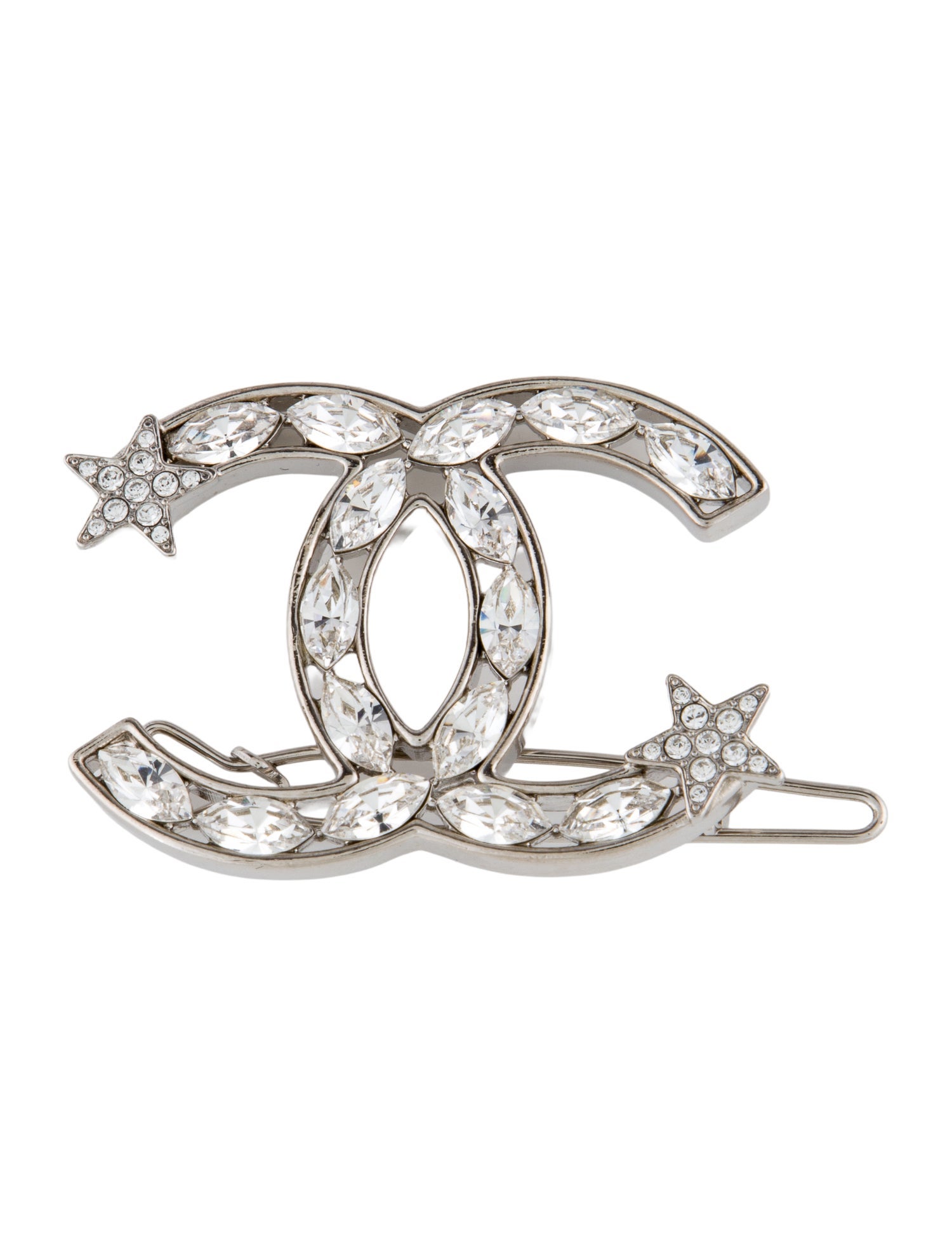 Chanel Crystal Starfall CC Hair Clip