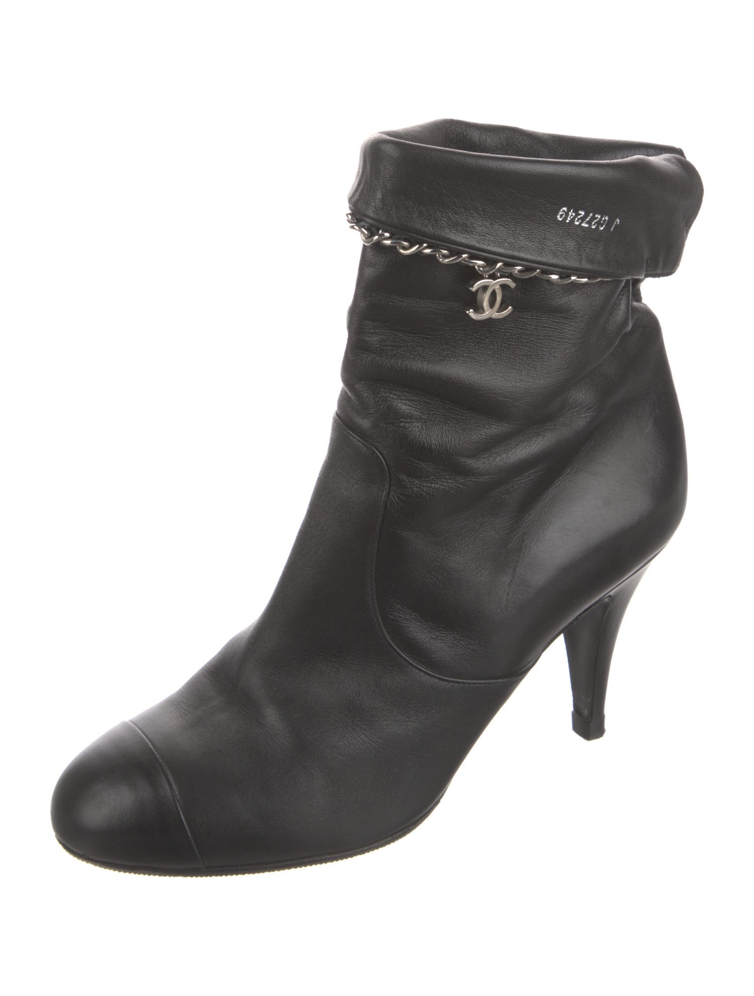Chanel 2010 Interlocking CC Logo Boots