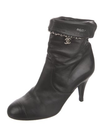 Chanel 2010 Interlocking CC Logo Boots