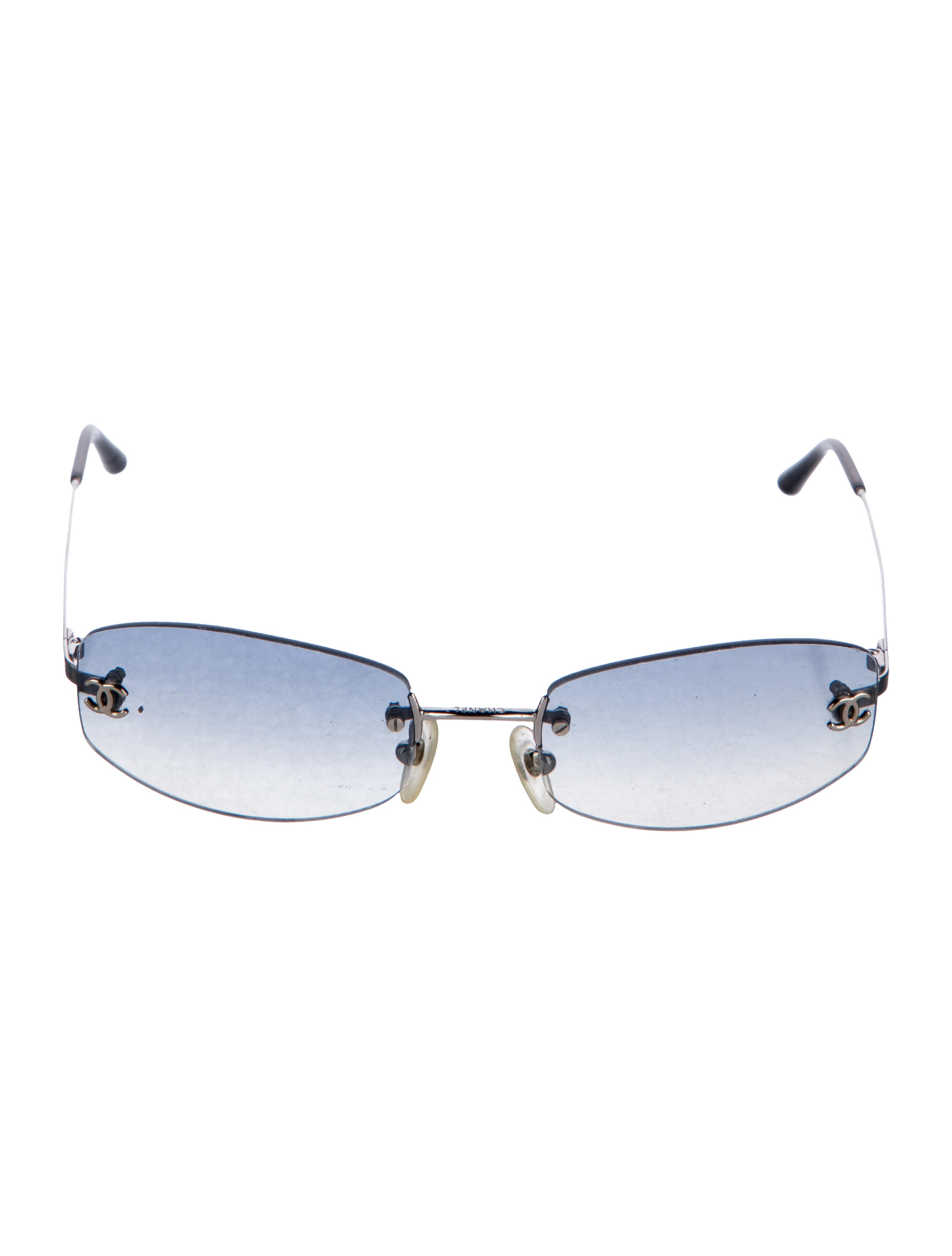 Chanel Interlocking CC Logo Square Sunglasses