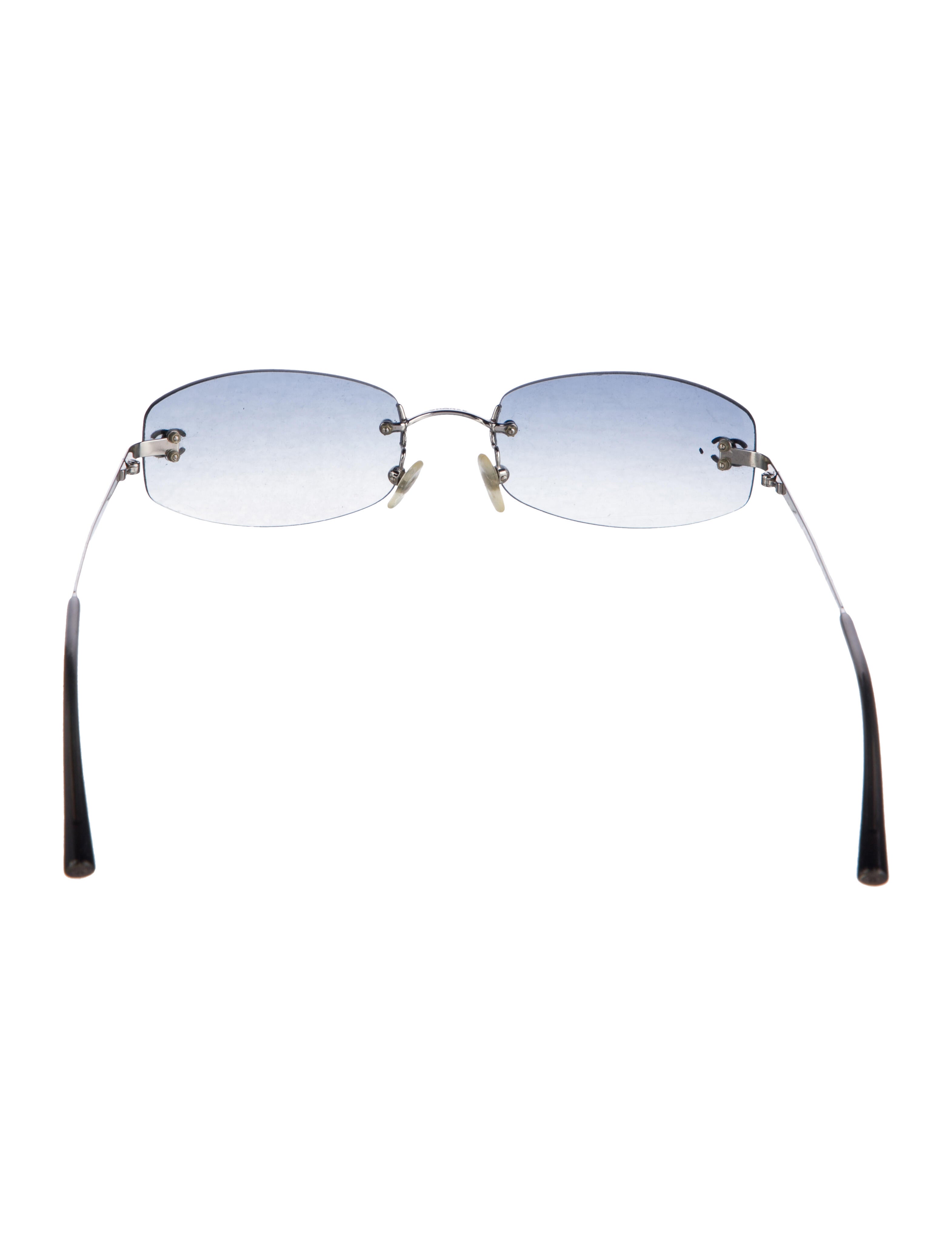 Chanel Interlocking CC Logo Square Sunglasses