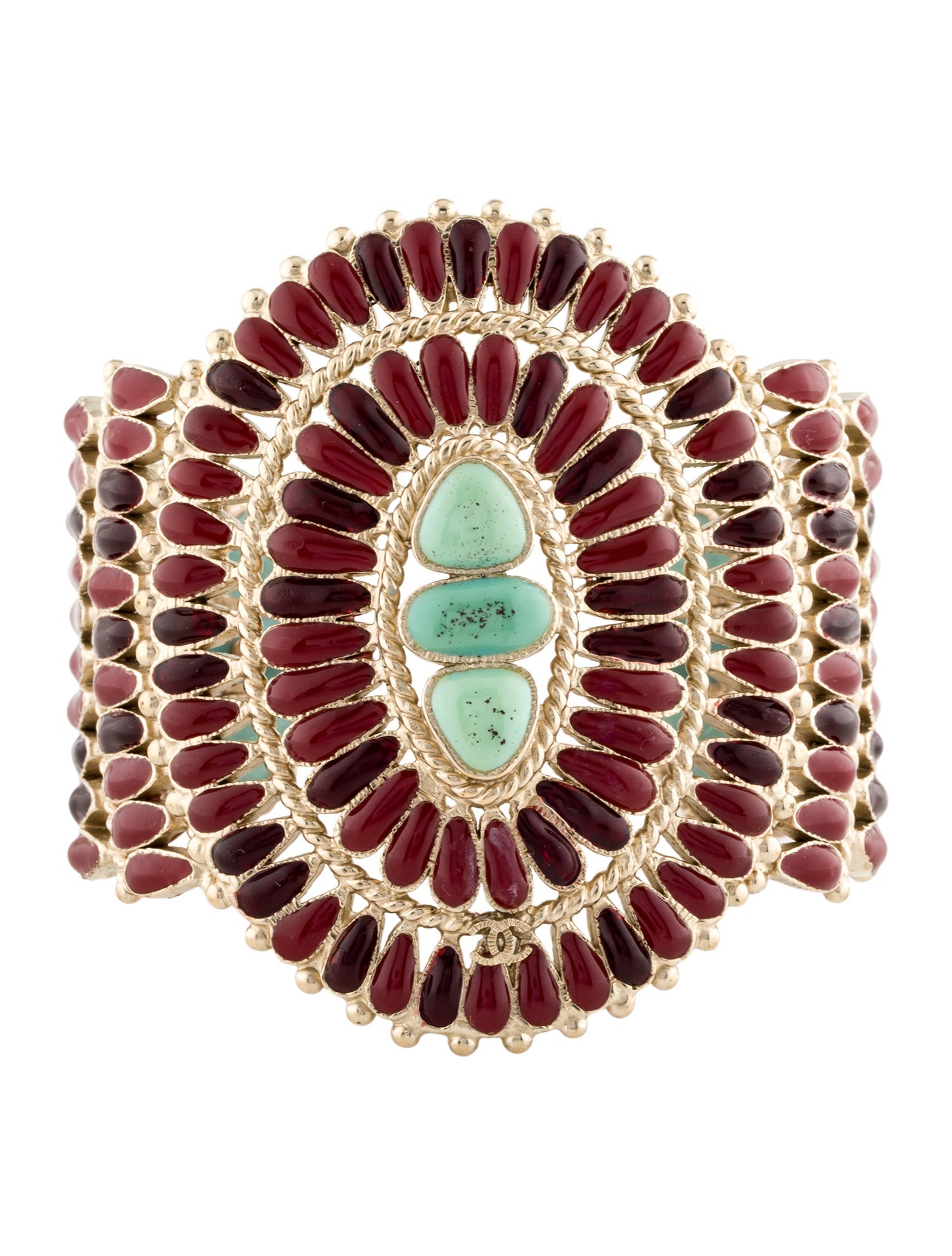 Chanel Paris-Dallas Resin & Enamel Cuff