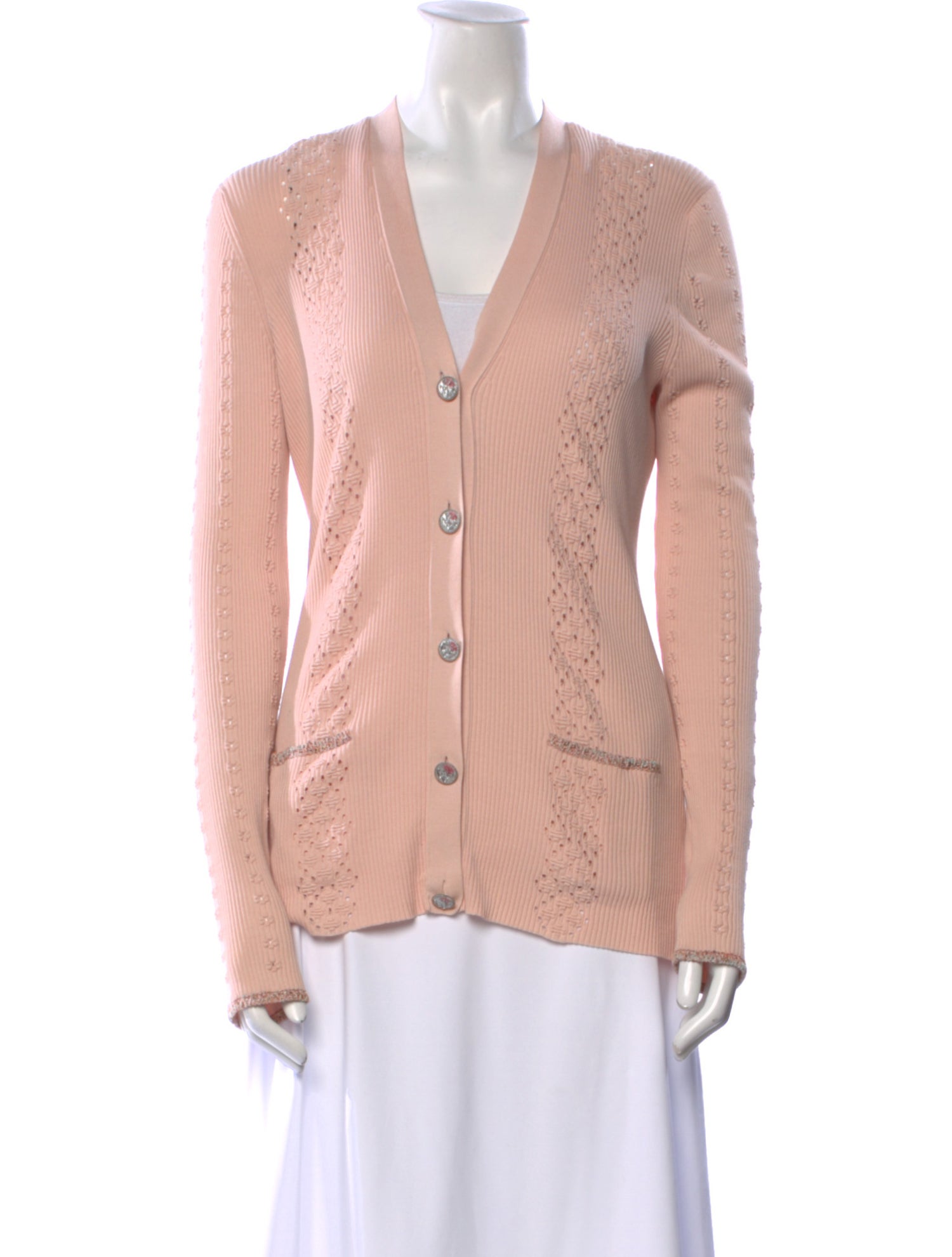 Chanel 2017 V-Neck Sweater