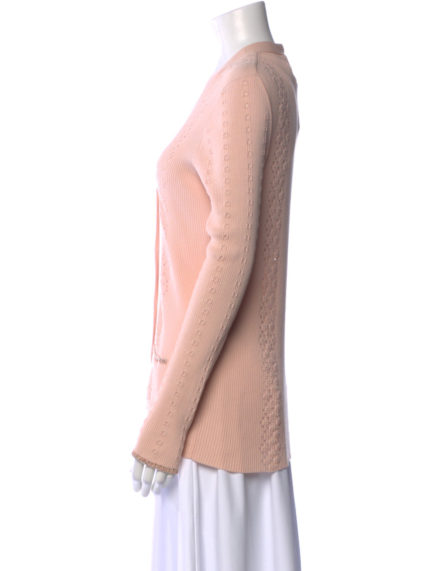 Chanel 2017 V-Neck Sweater