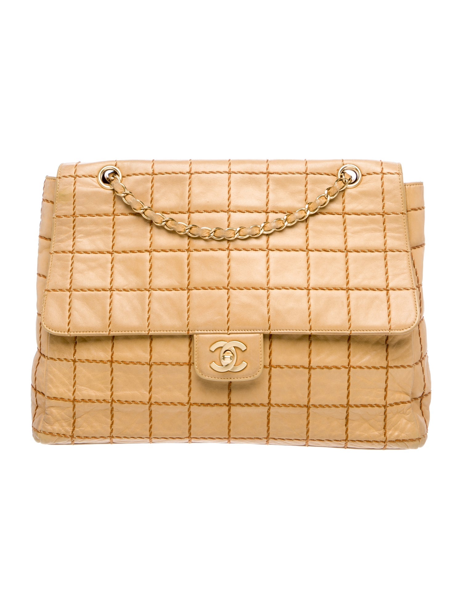 Chanel Square Quilt Wild Stitch Flap Bag