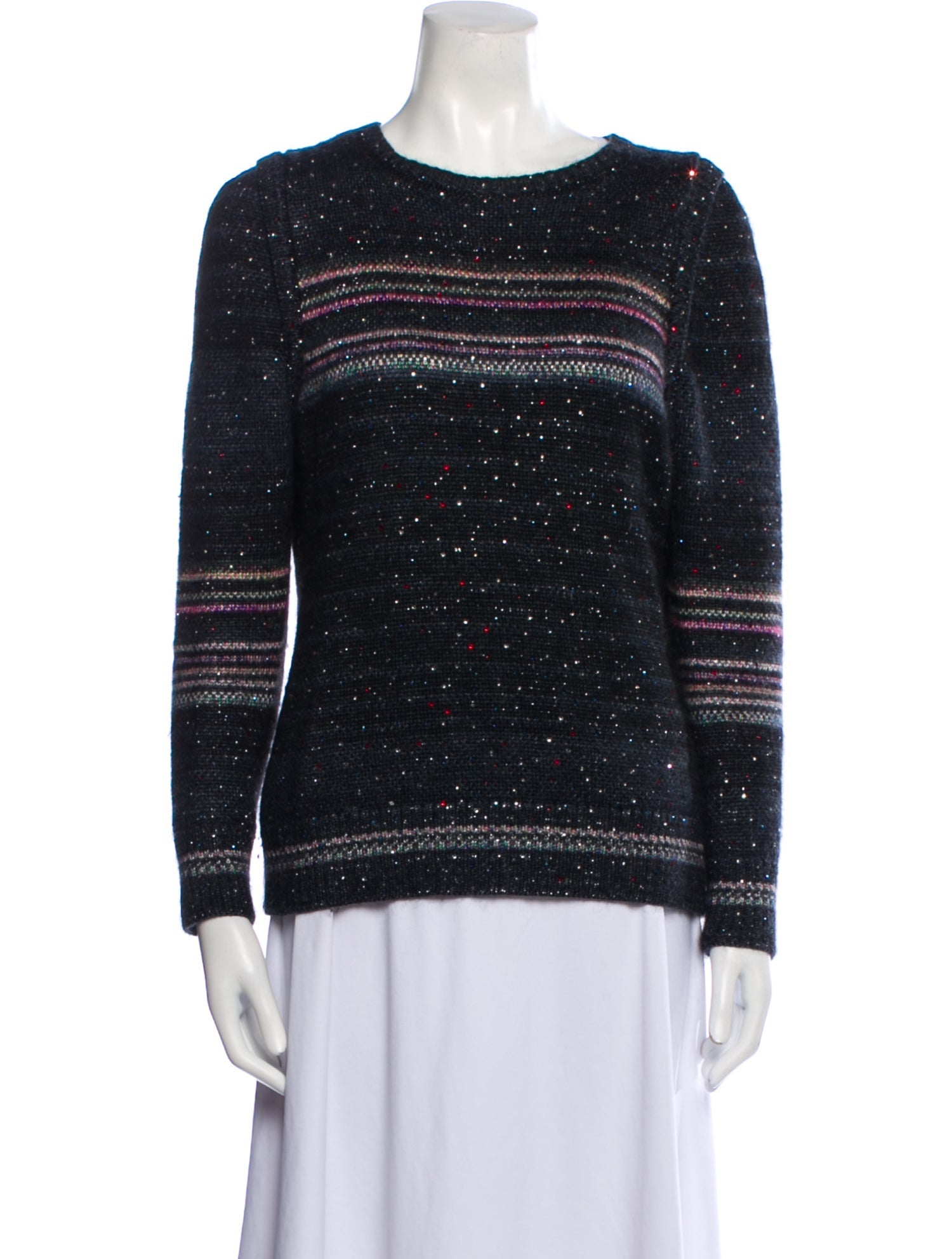 Chanel 2017 Striped Sweater