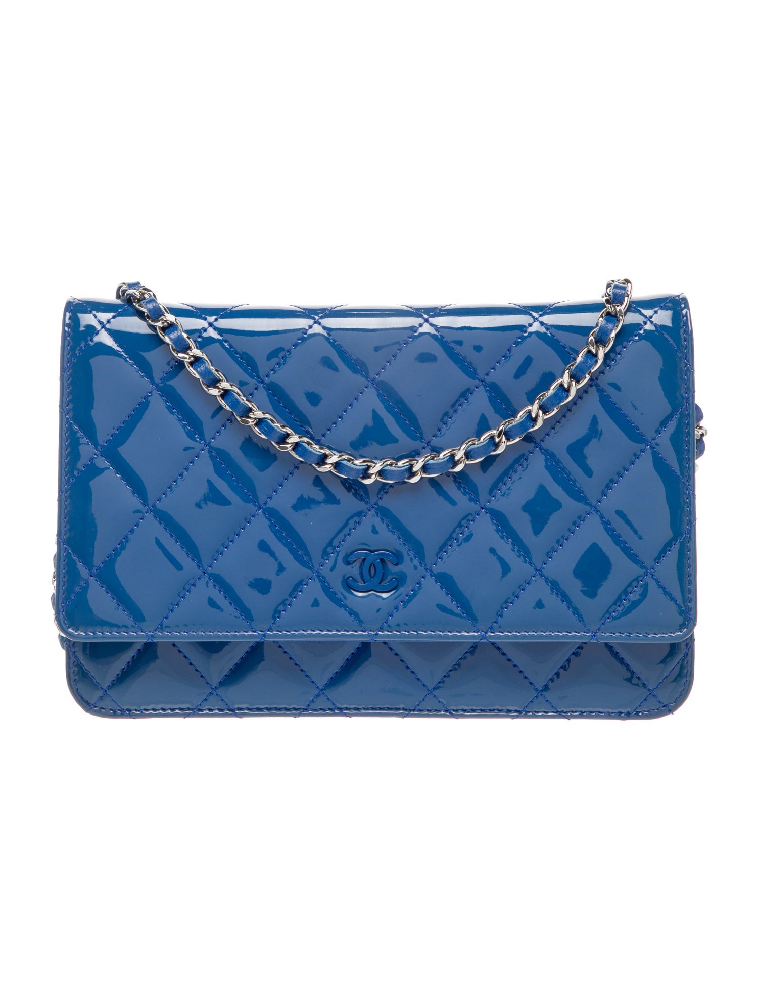 Chanel Classic Patent Wallet On Chain