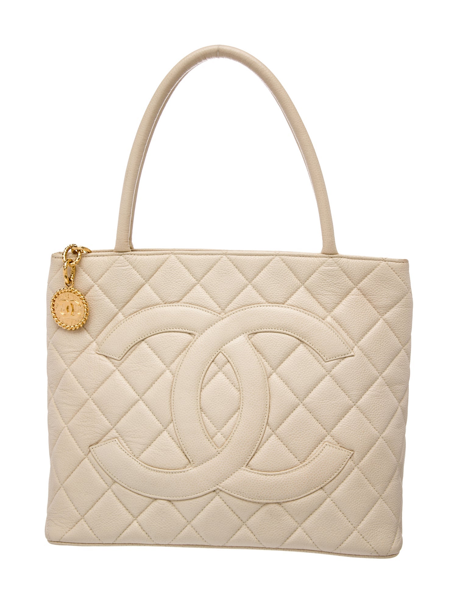 Chanel Caviar Medallion Tote