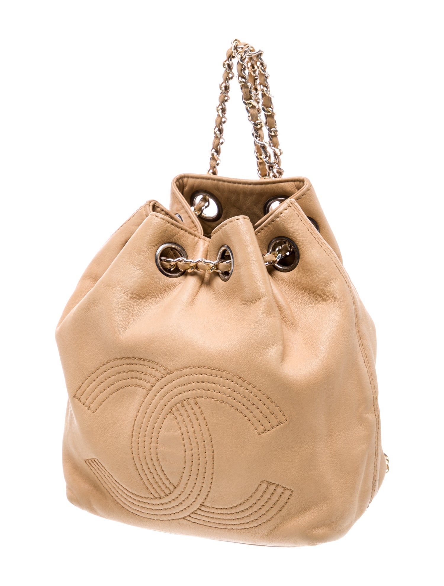 Chanel Mini CC Drawstring Backpack