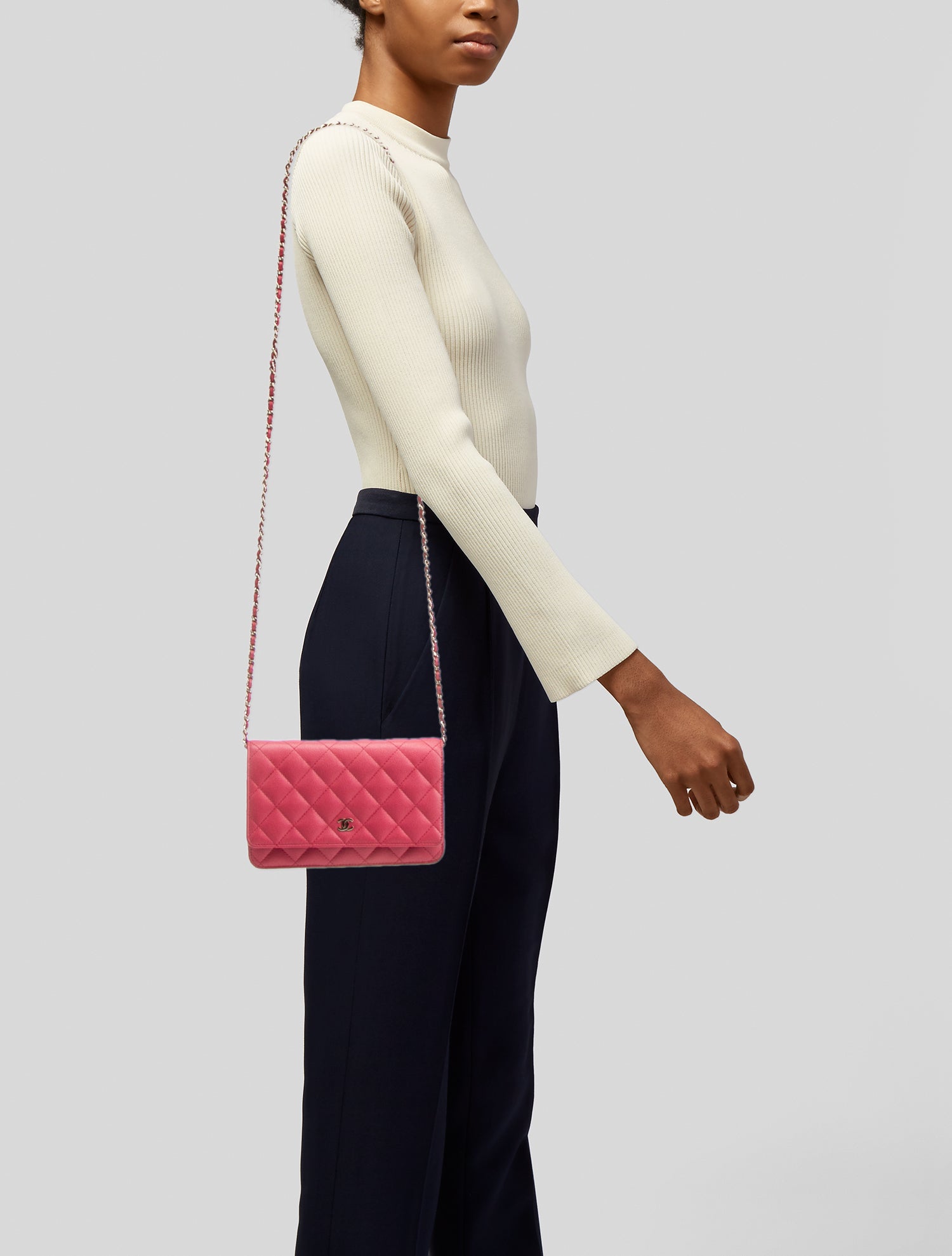 Chanel Classic Wallet on Chain