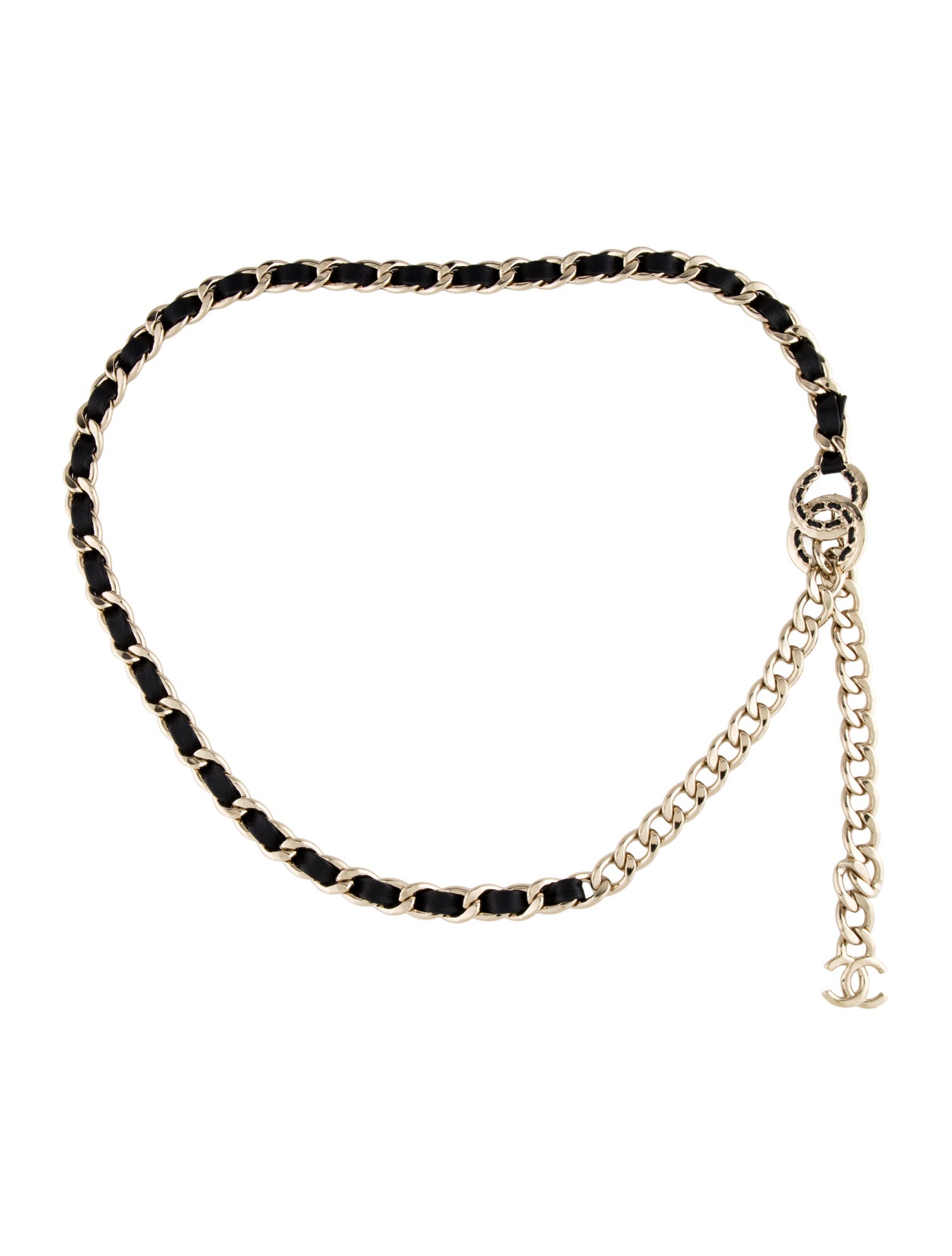 Chanel 2022 Interlocking CC Logo Waist Belt