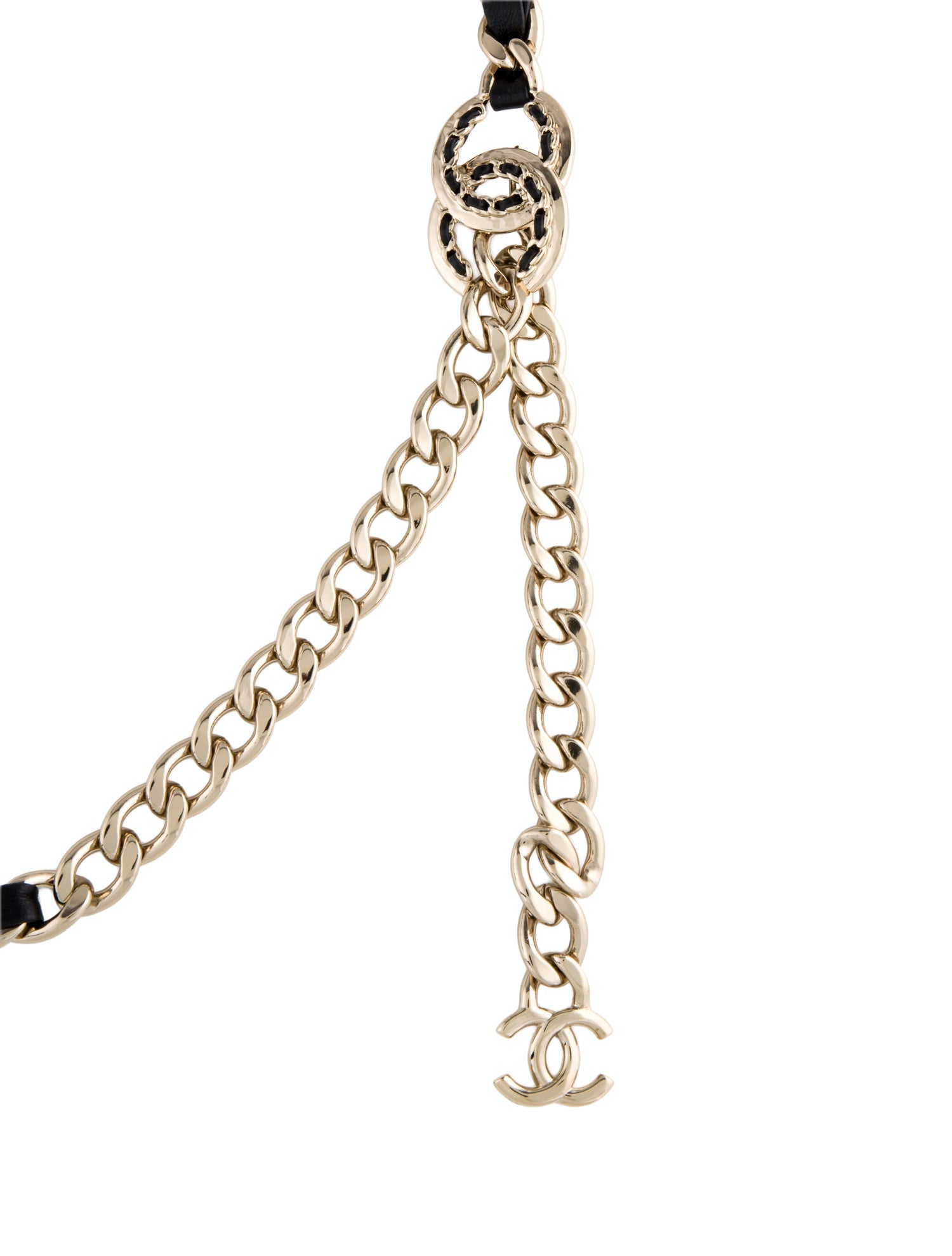 Chanel 2022 Interlocking CC Logo Waist Belt