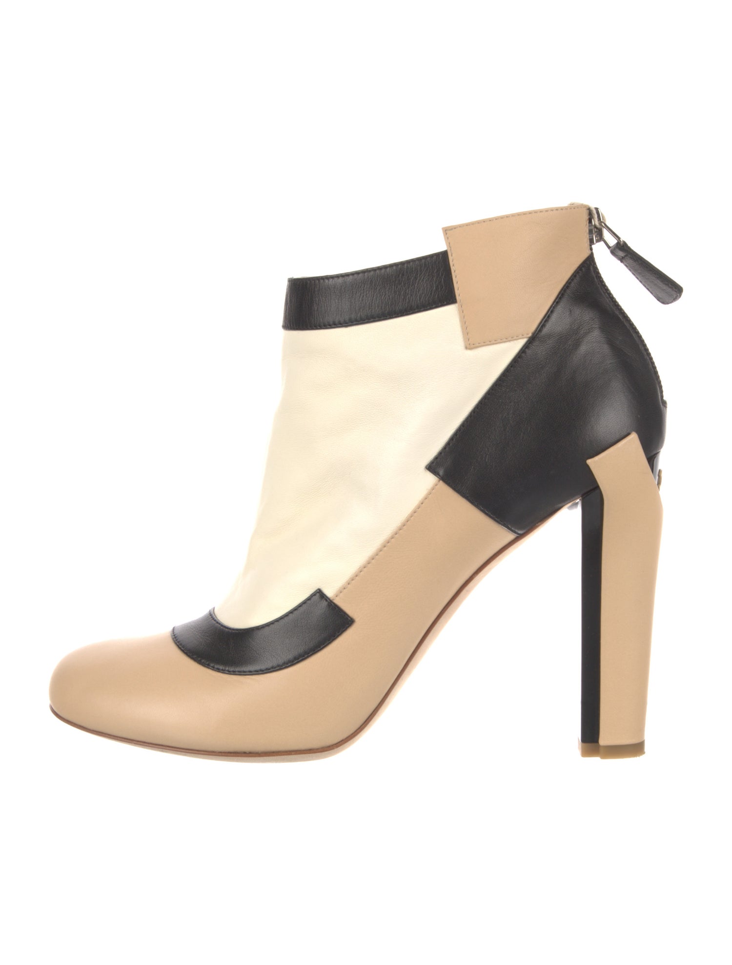 Chanel 2013 Interlocking CC Logo Chelsea Boots