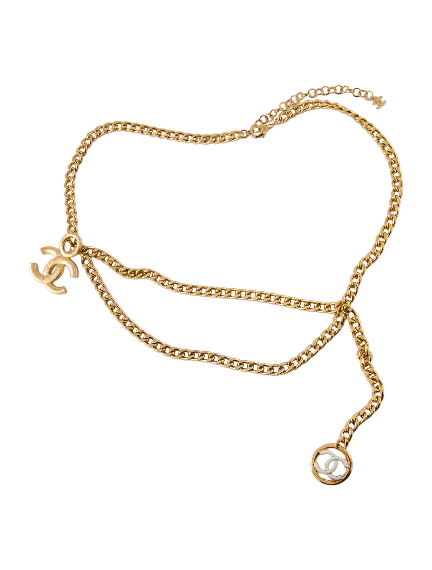 Chanel 2022 Interlocking CC Logo Waist Belt