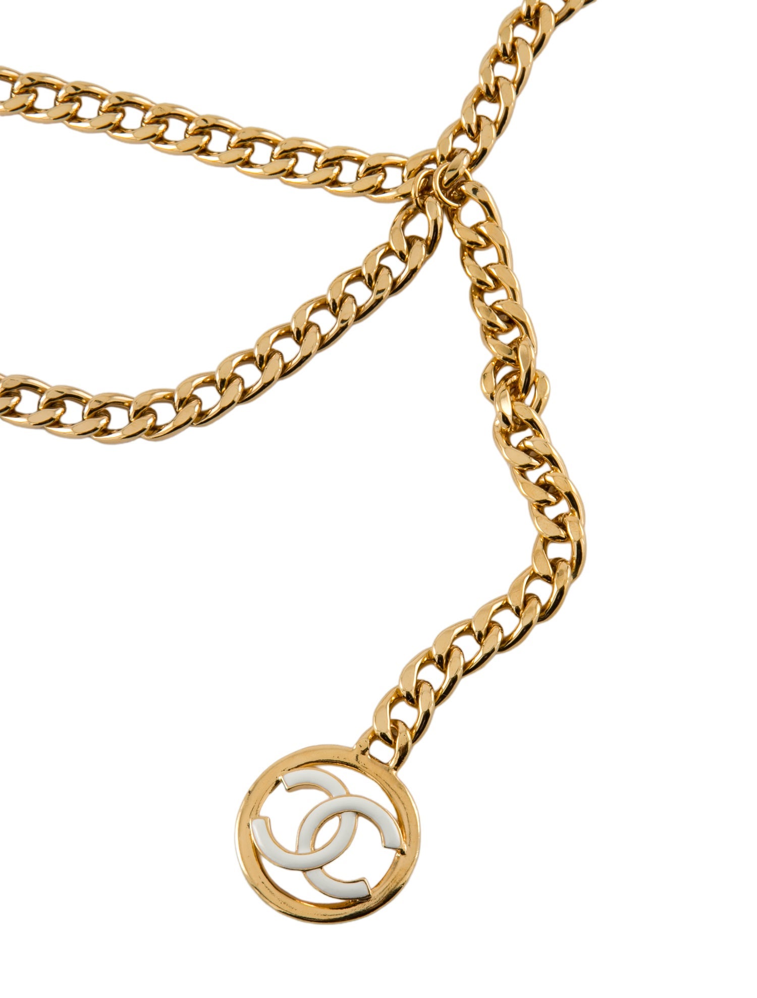 Chanel 2022 Interlocking CC Logo Waist Belt