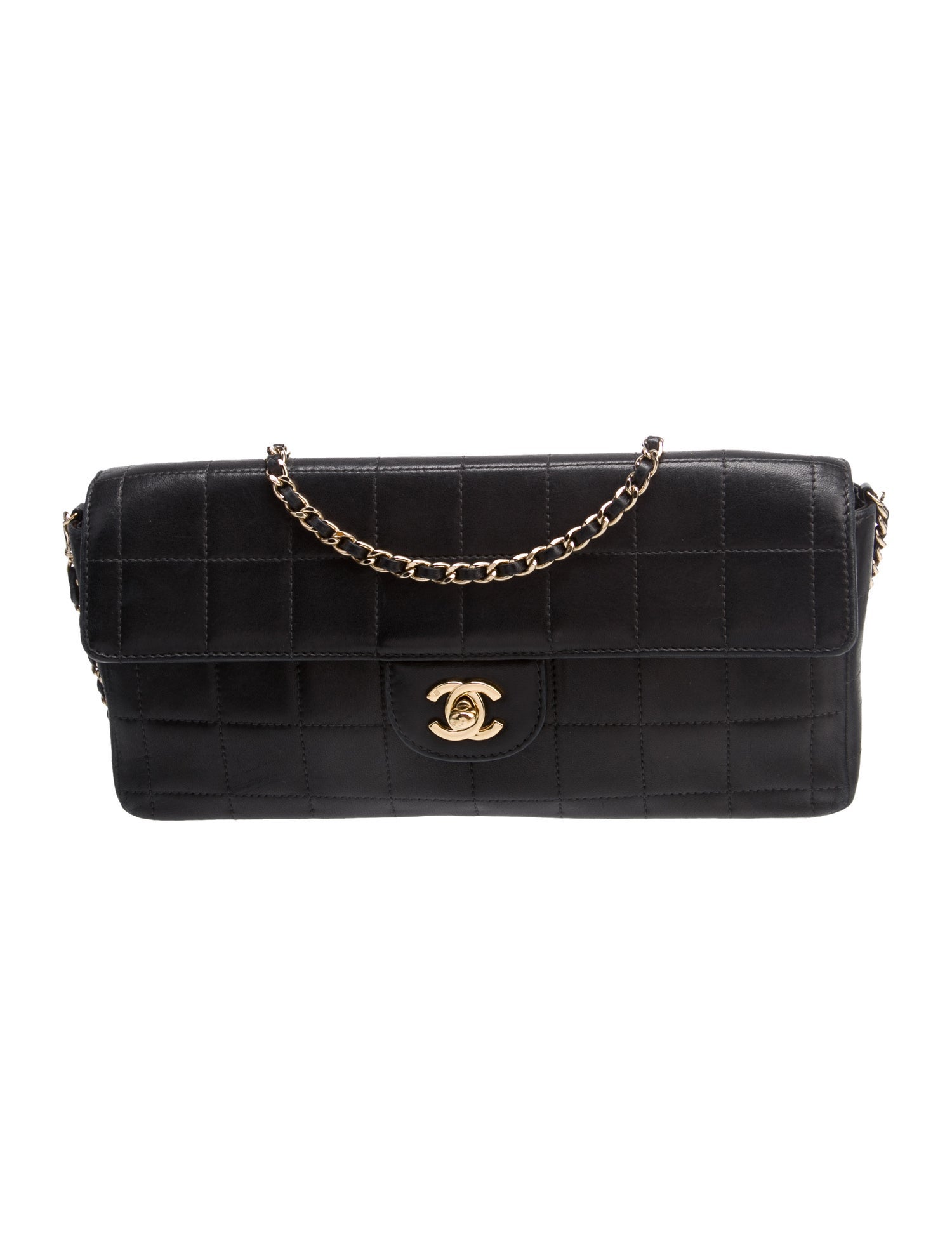 Chanel Square Quilt E/W Flap Bag