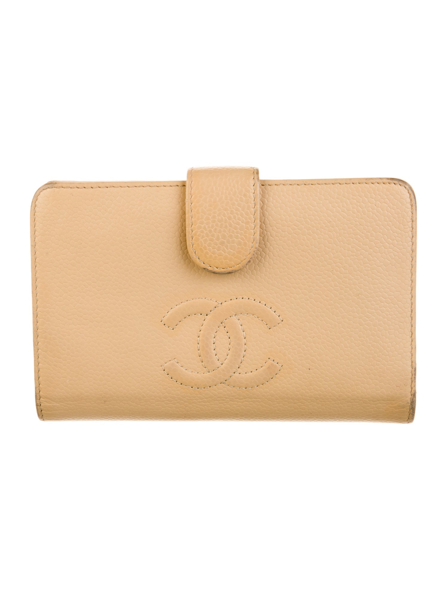 Chanel 2011-2012 Timeless Caviar Compact French Purse