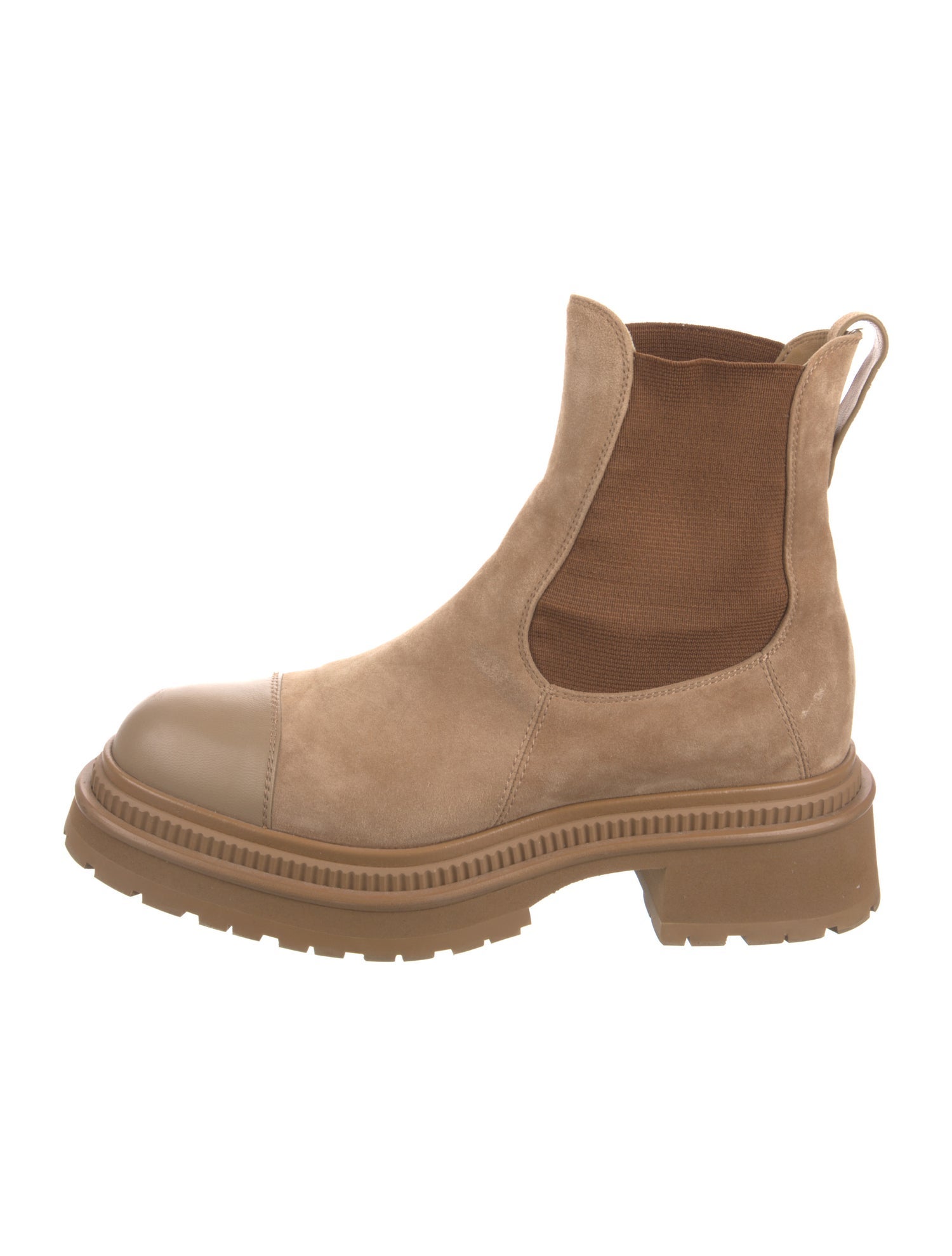 Chanel 2022 Interlocking CC Logo Chelsea Boots