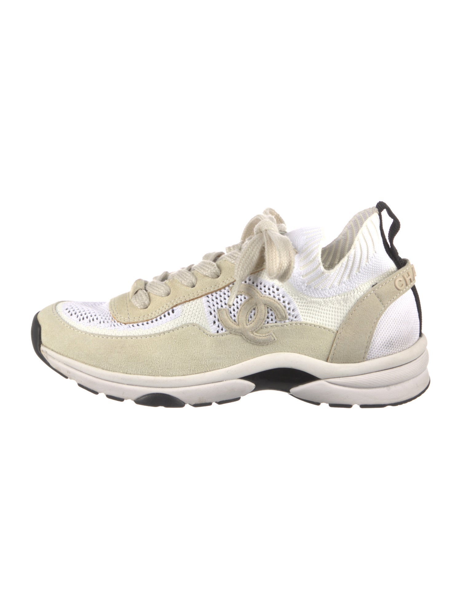 Chanel Interlocking CC Logo Sneakers