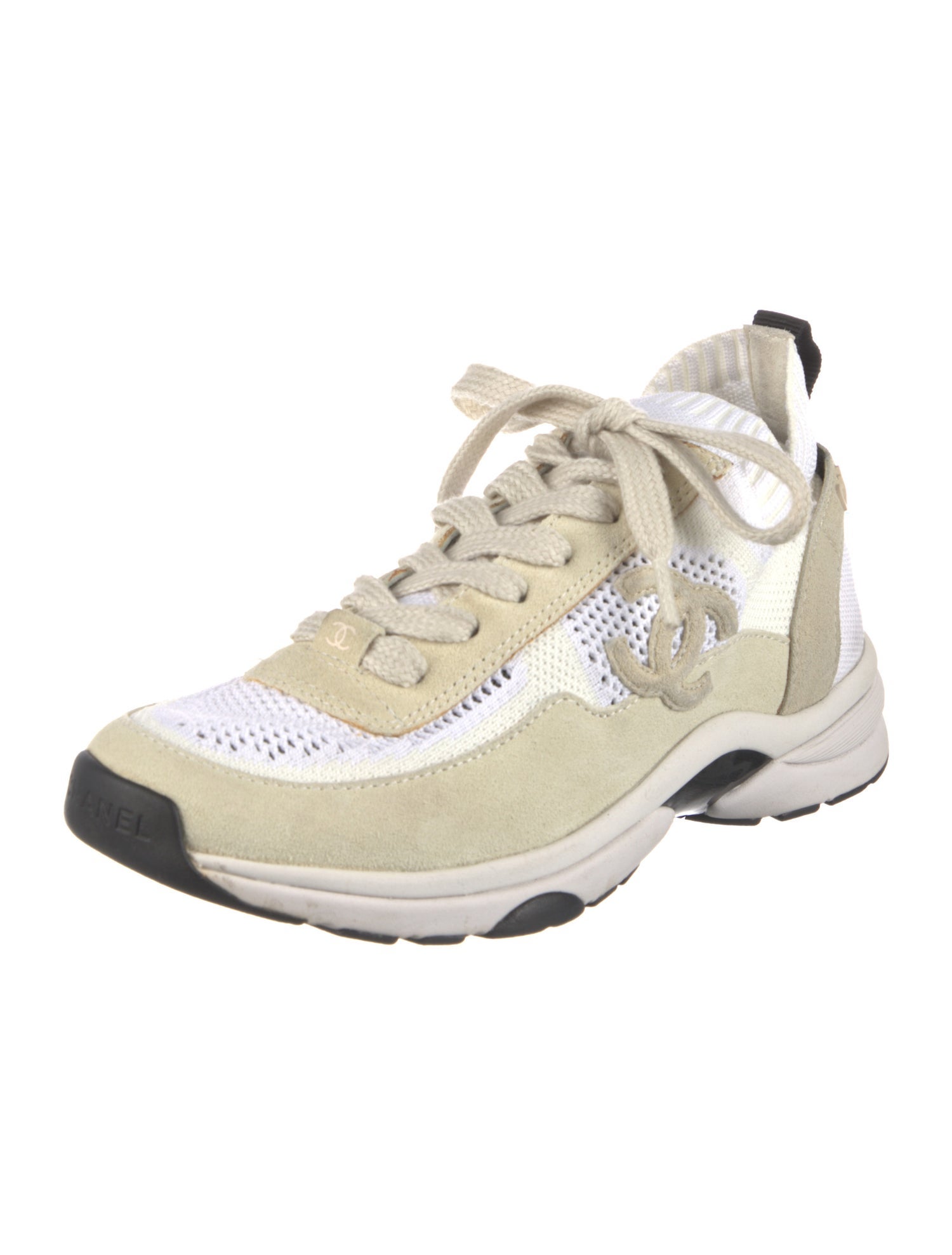 Chanel Interlocking CC Logo Sneakers