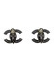 Chanel Faux Pearl CC Clip-On Earrings
