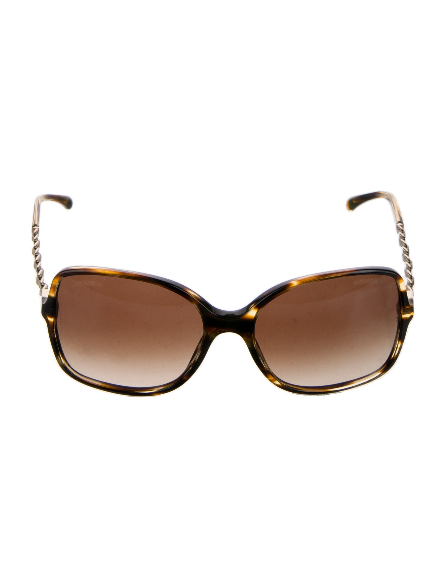 Chanel Interlocking CC Logo Square Sunglasses