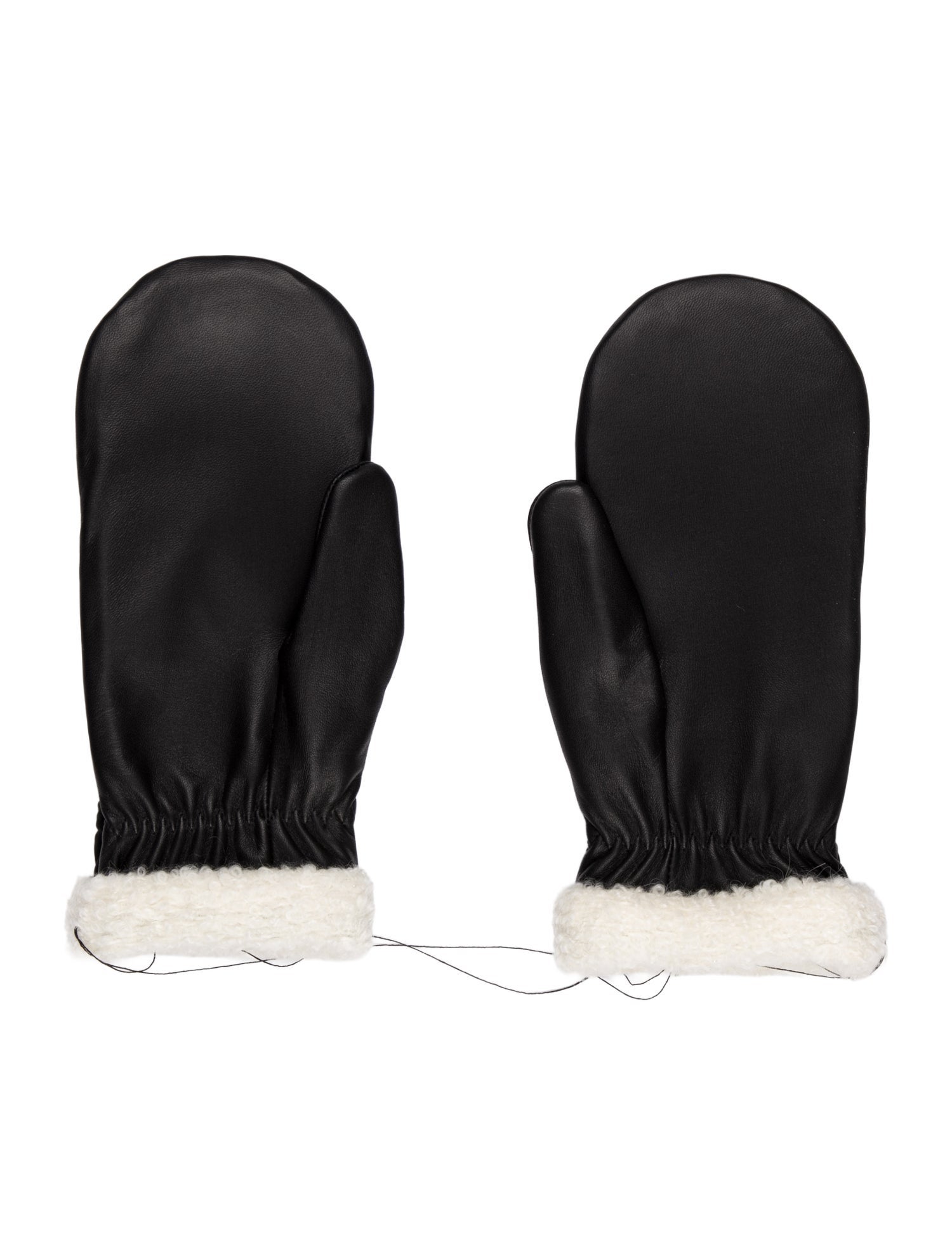 Chanel Quilted CC Lambskin Mittens