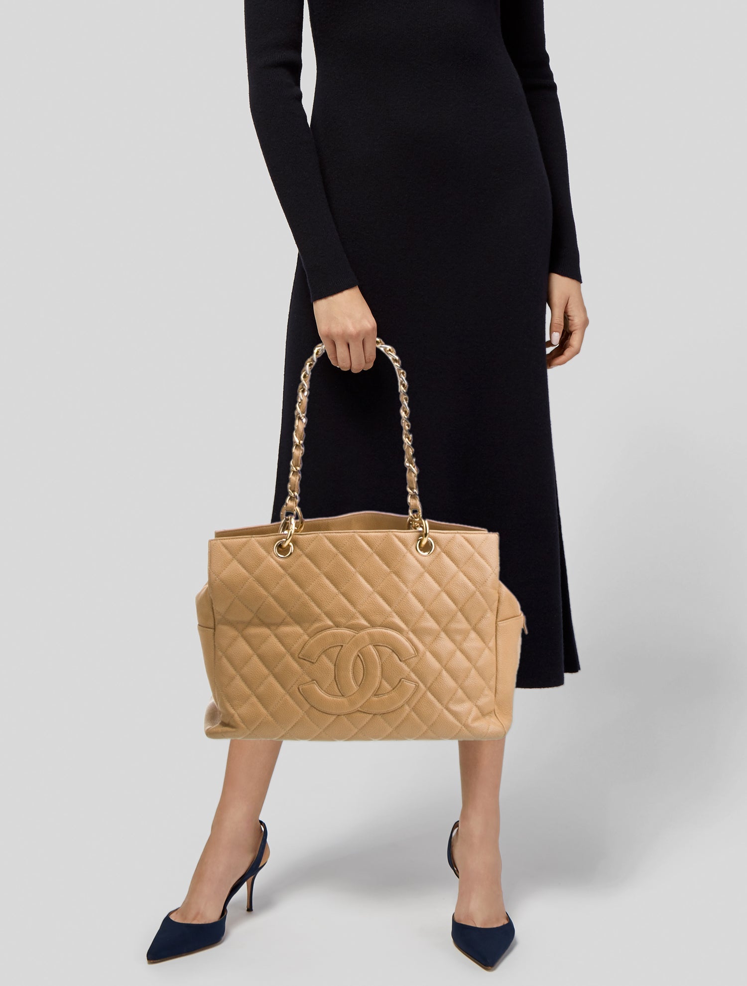 Chanel Quilted Caviar Timeless Tote