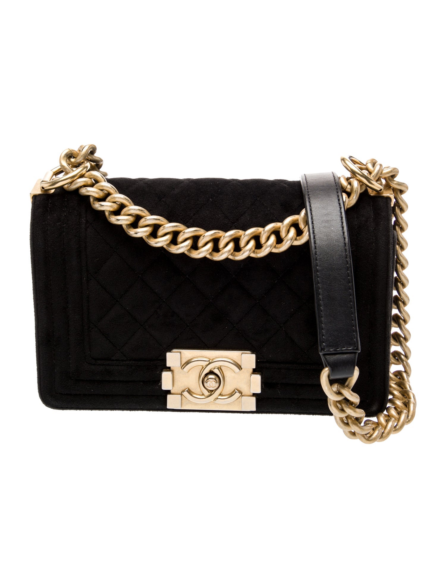 Chanel Small Velvet Boy Bag