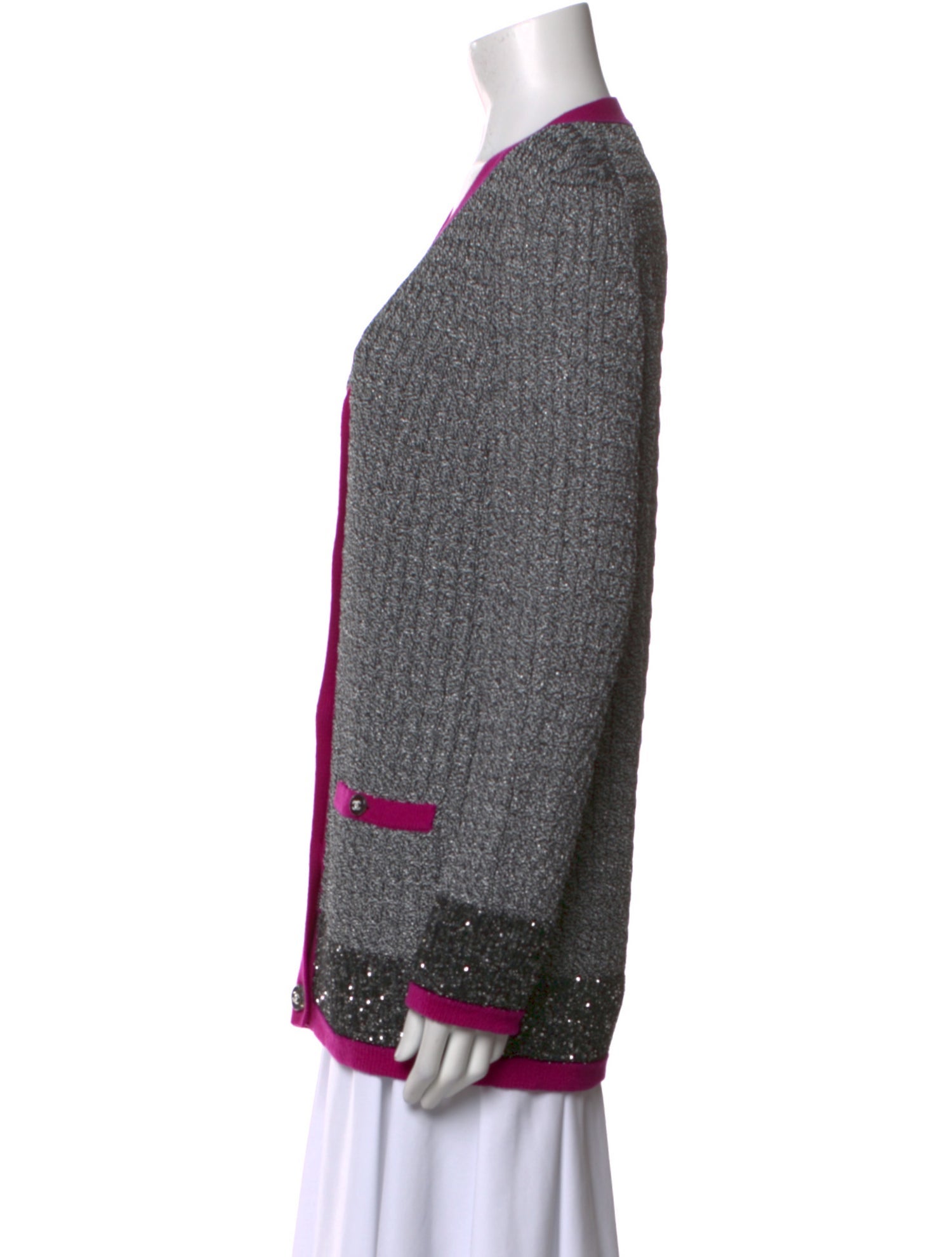 Chanel 2021 Colorblock Pattern Sweater