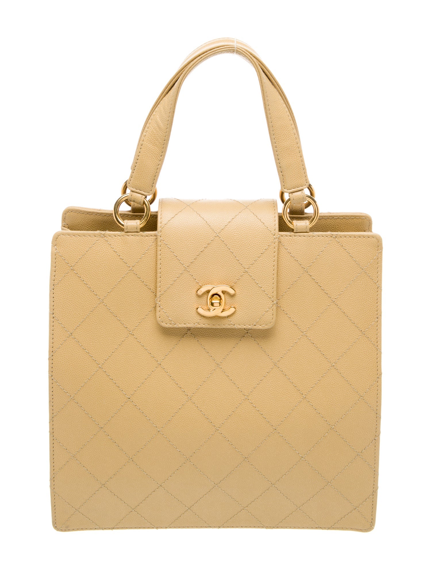 Chanel Double Stitch Handle Bag