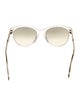 Chanel Interlocking CC Logo Round Sunglasses