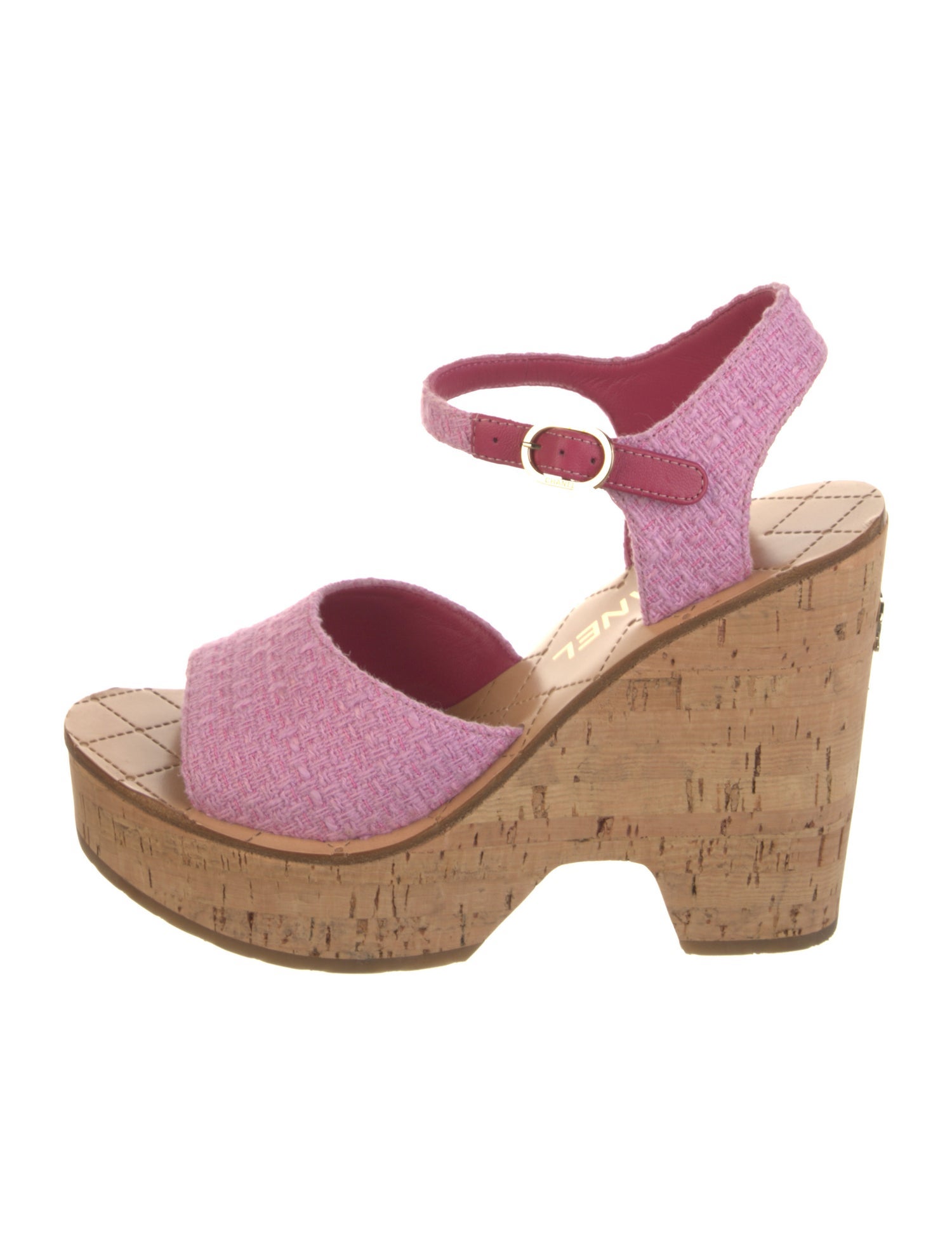 Chanel 2022 Interlocking CC Logo Sandals