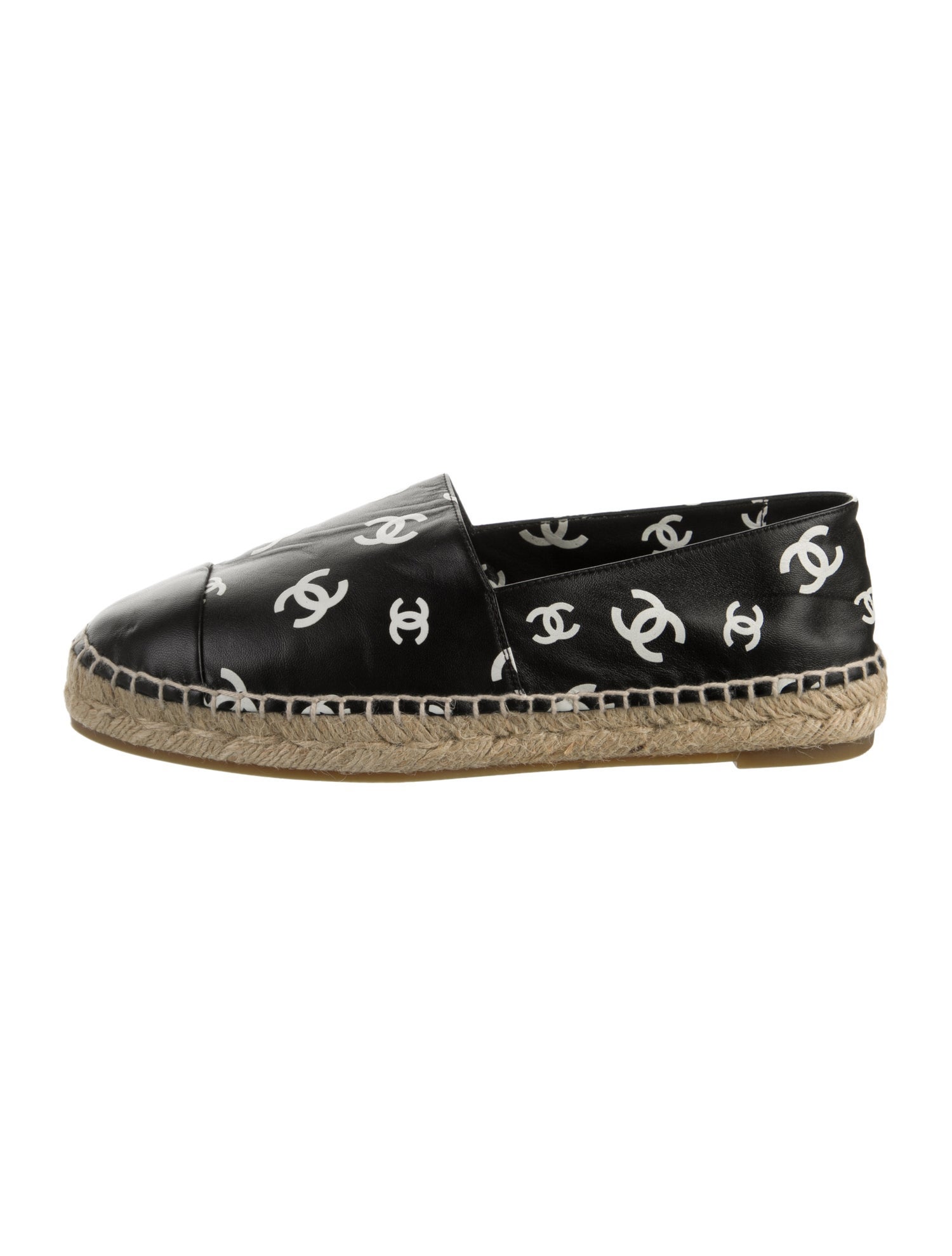 Chanel 2022 Interlocking CC Logo Espadrilles