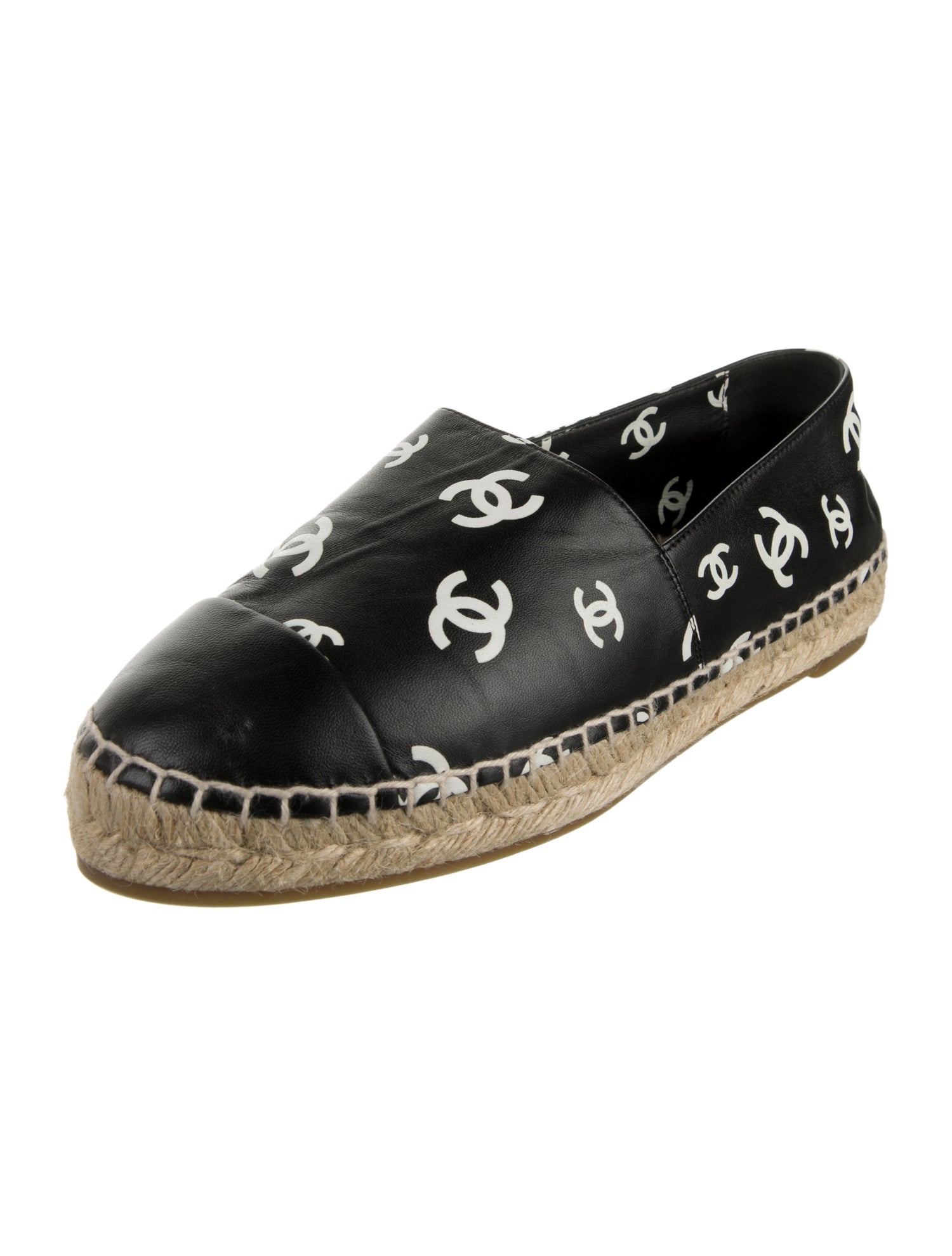 Chanel 2022 Interlocking CC Logo Espadrilles