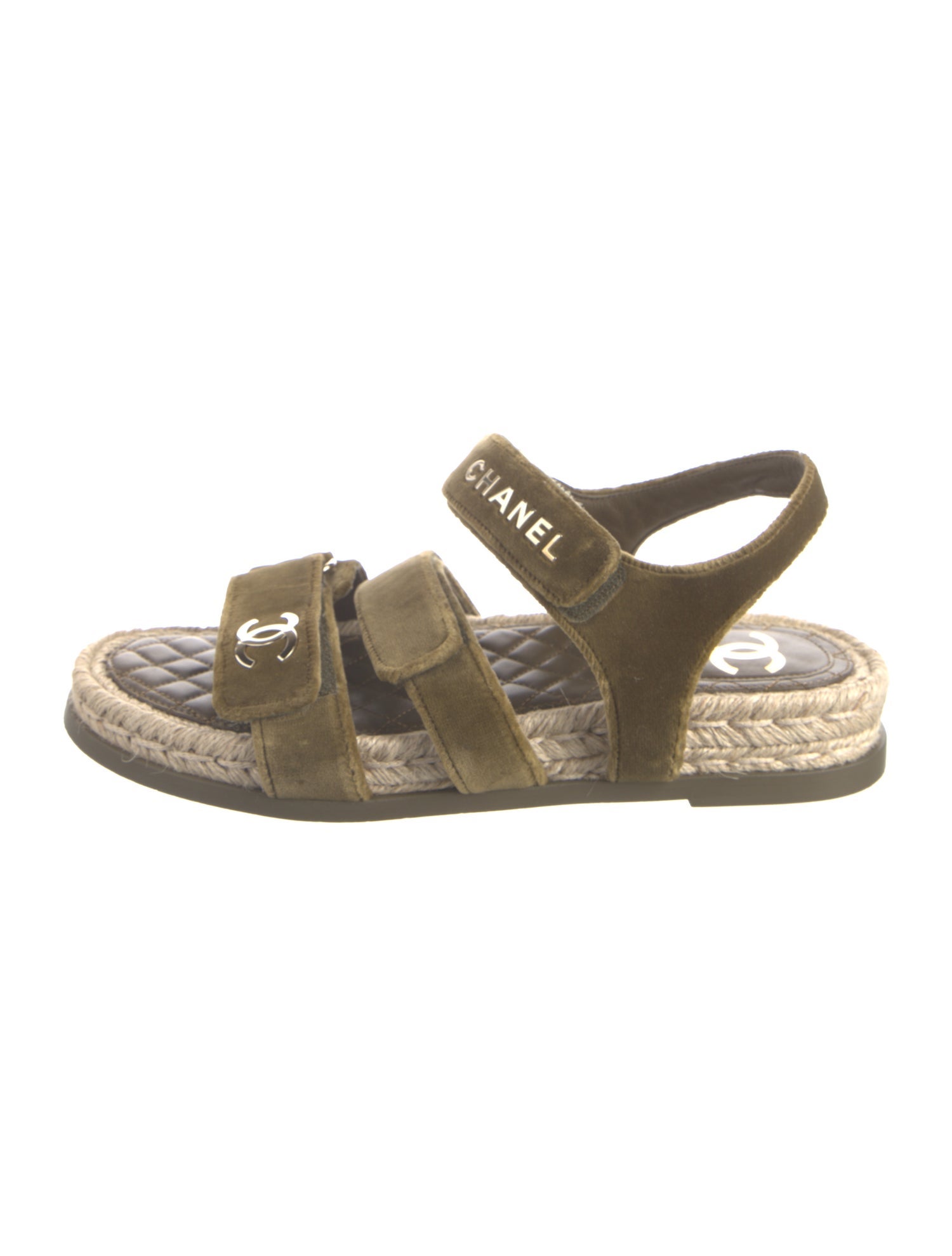 Chanel 2021-2022 Interlocking CC Logo Espadrilles