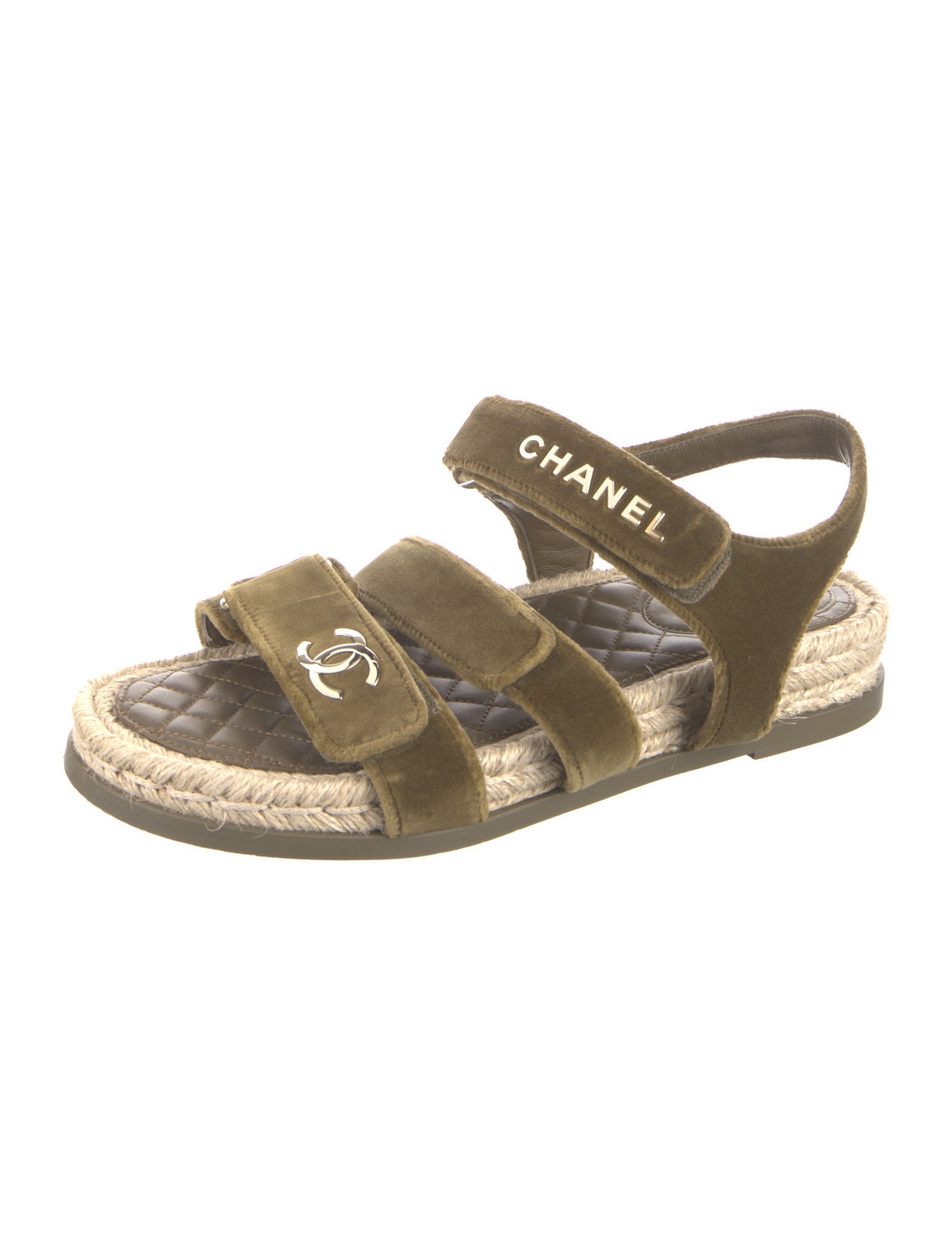 Chanel 2021-2022 Interlocking CC Logo Espadrilles