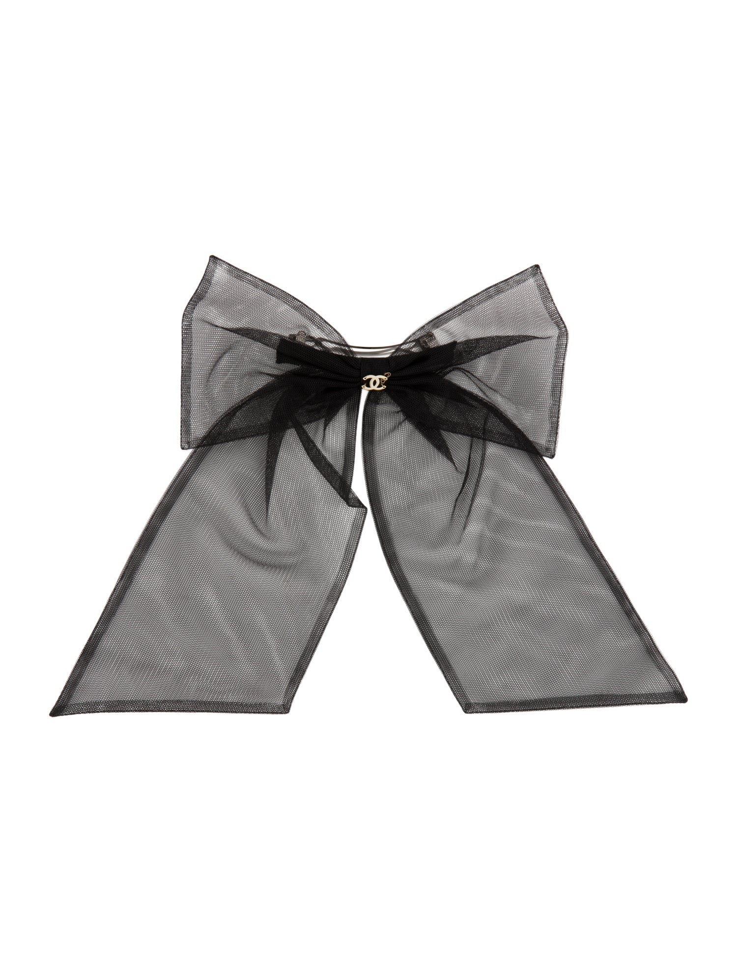 Chanel CC Bow Hair Calip