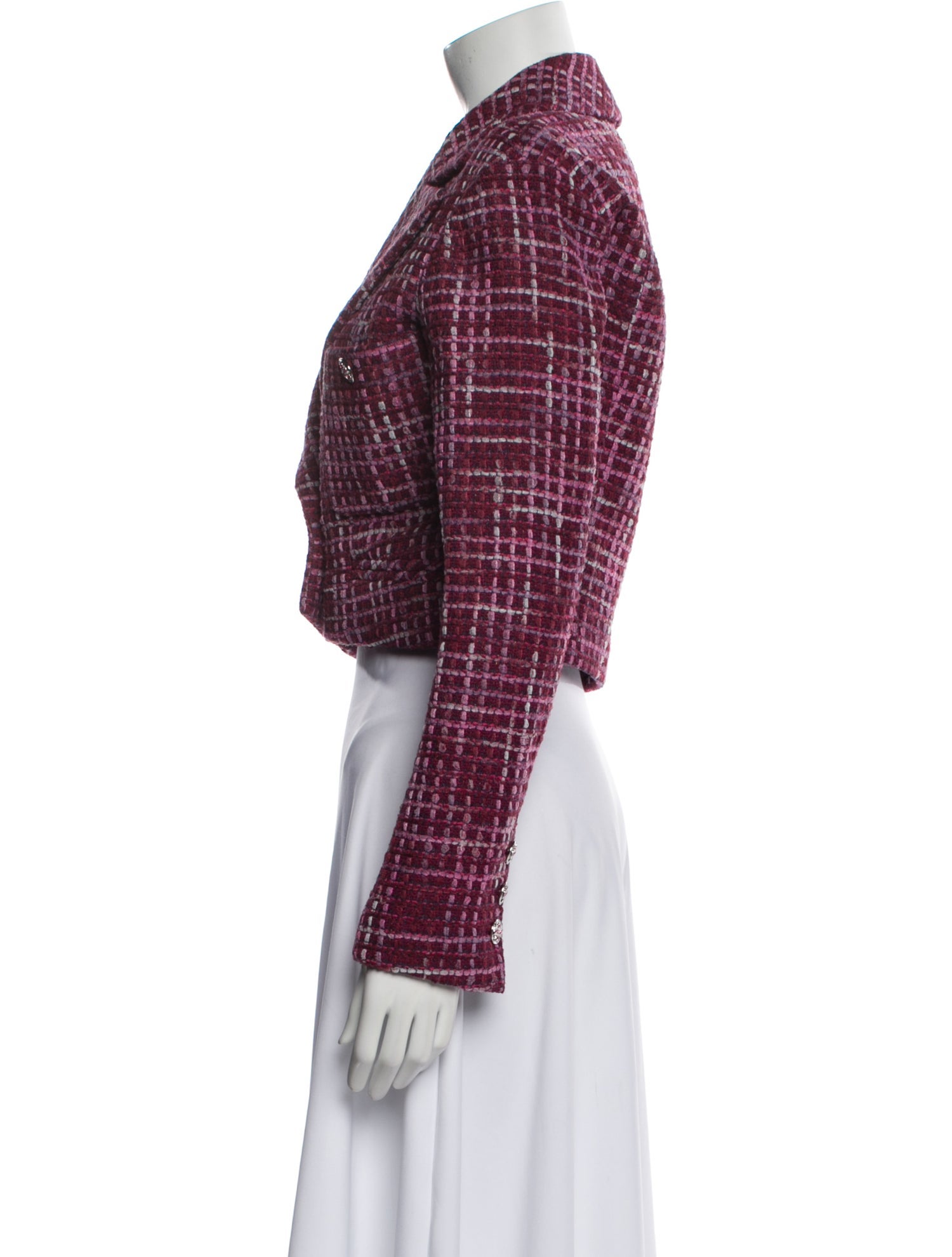 Chanel 2023 Plaid Print Blazer w/ Tags