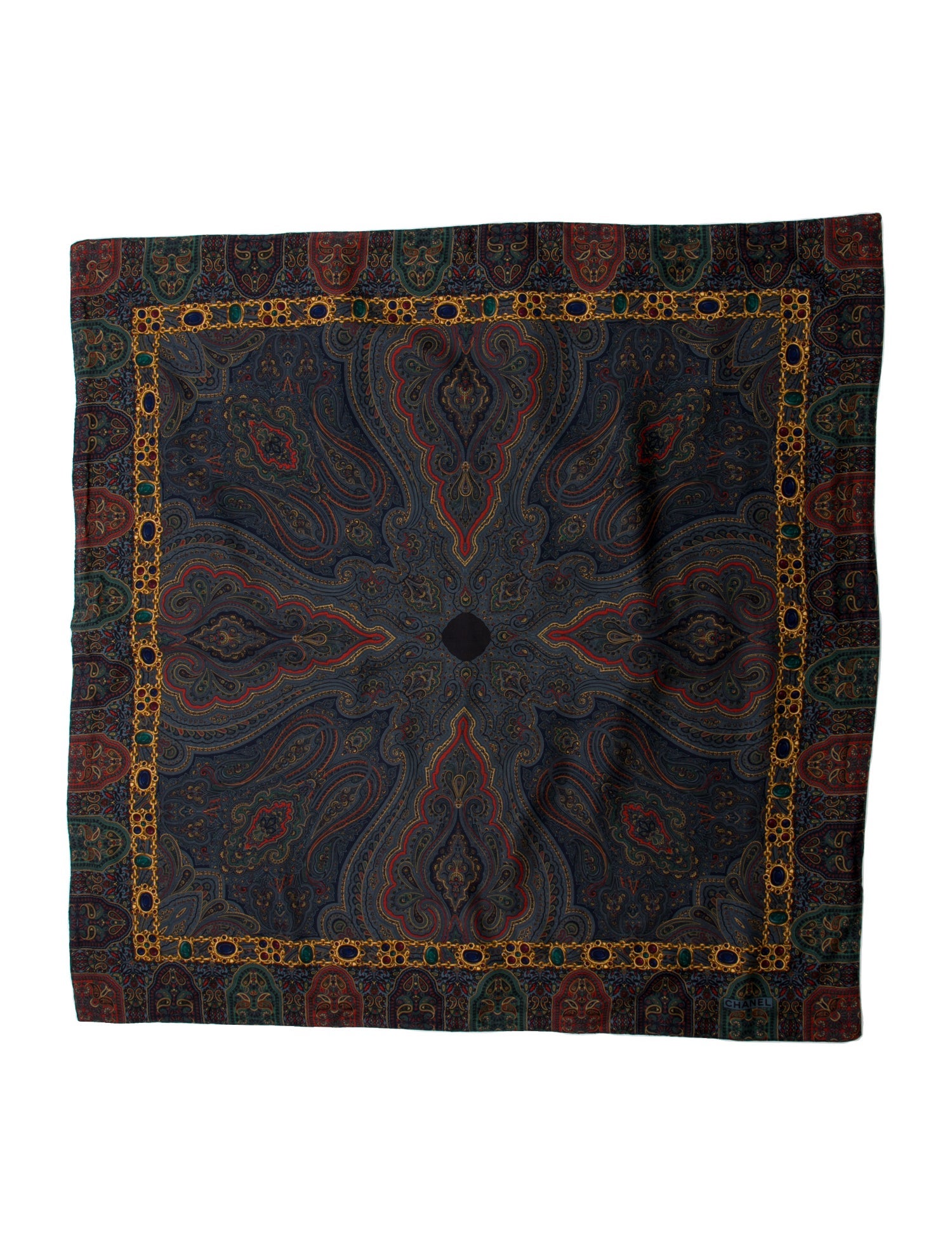 Chanel Silk Vintage Scarf