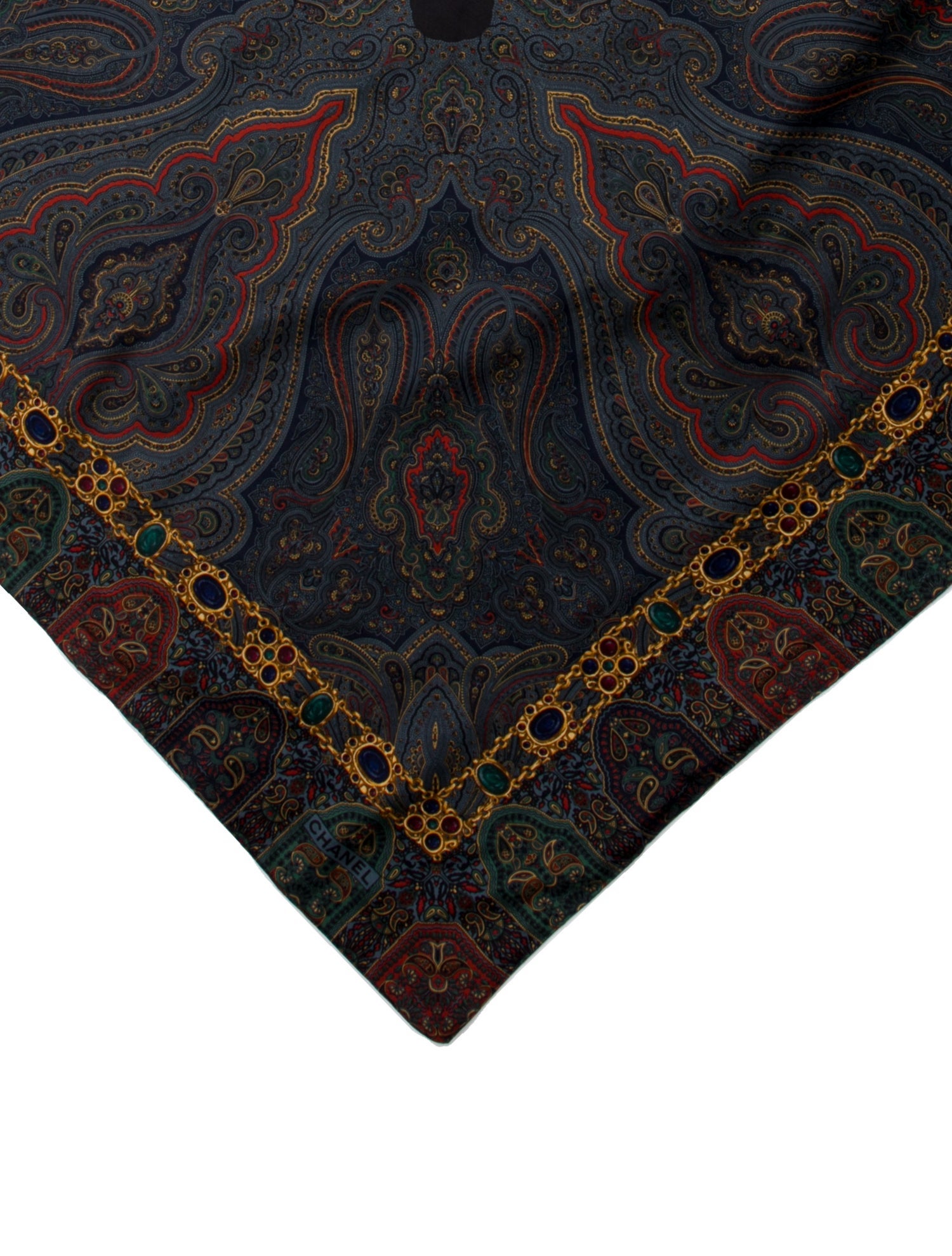 Chanel Silk Vintage Scarf