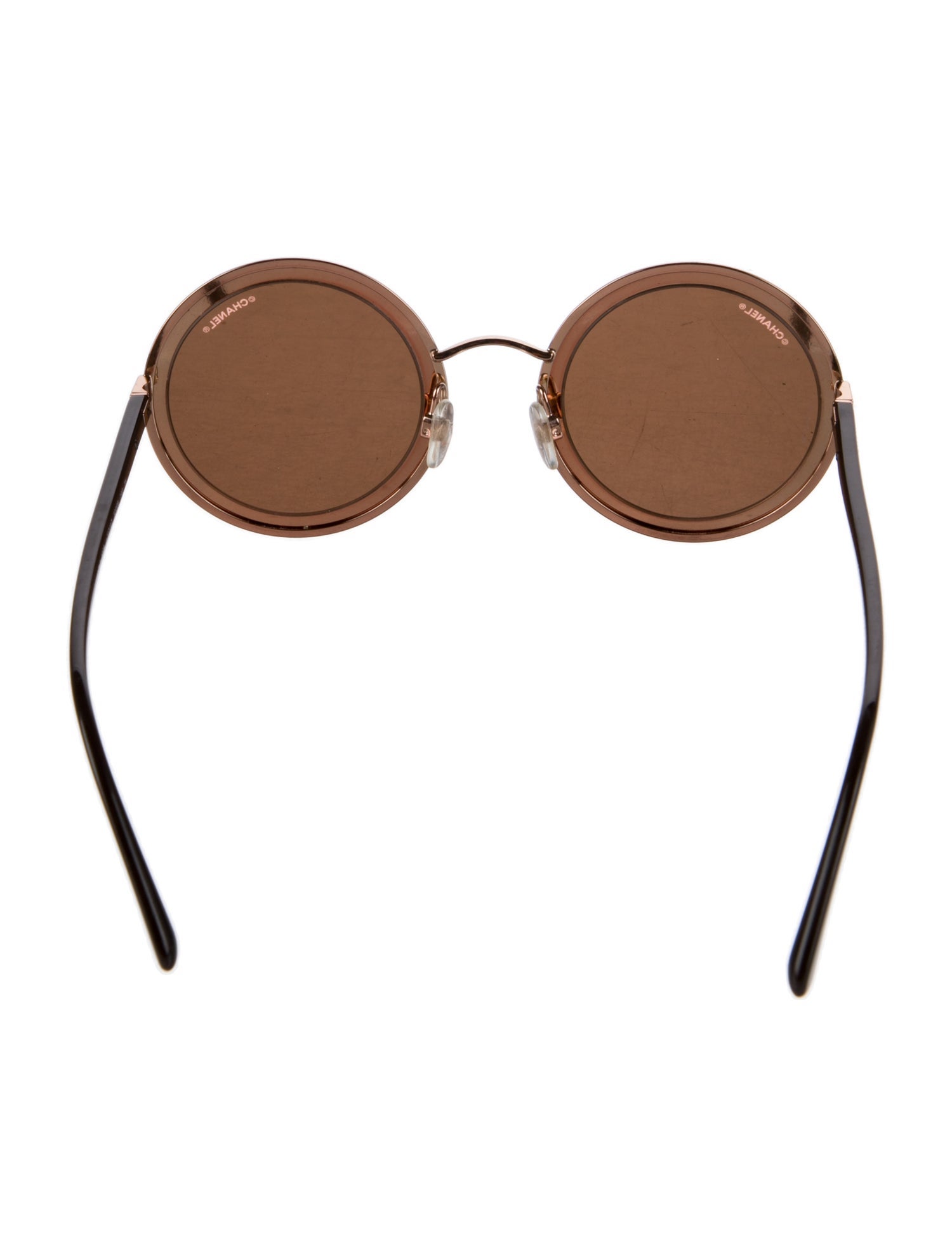 Chanel Interlocking CC Logo Round Sunglasses