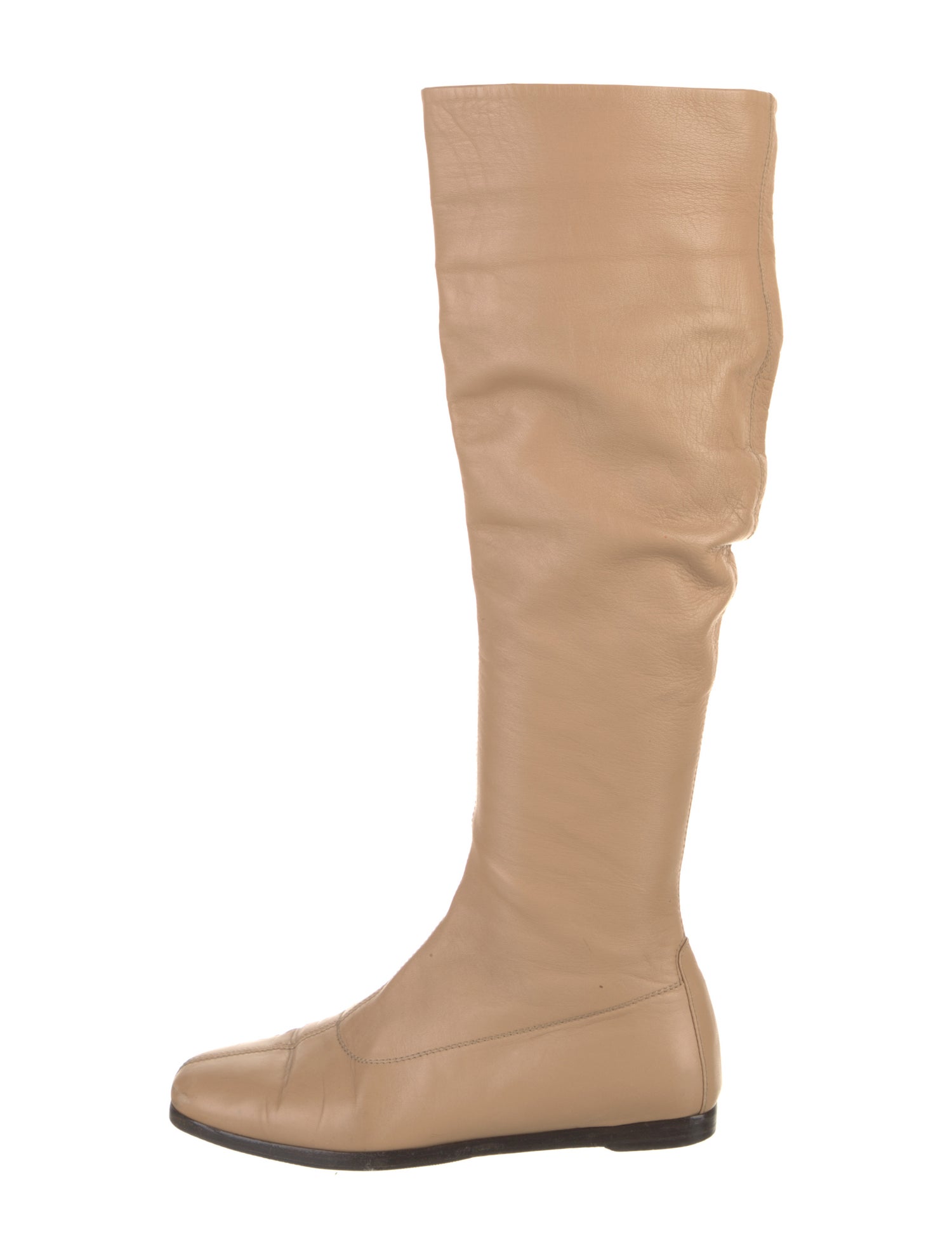 Chanel Vintage Interlocking CC Logo Riding Boots