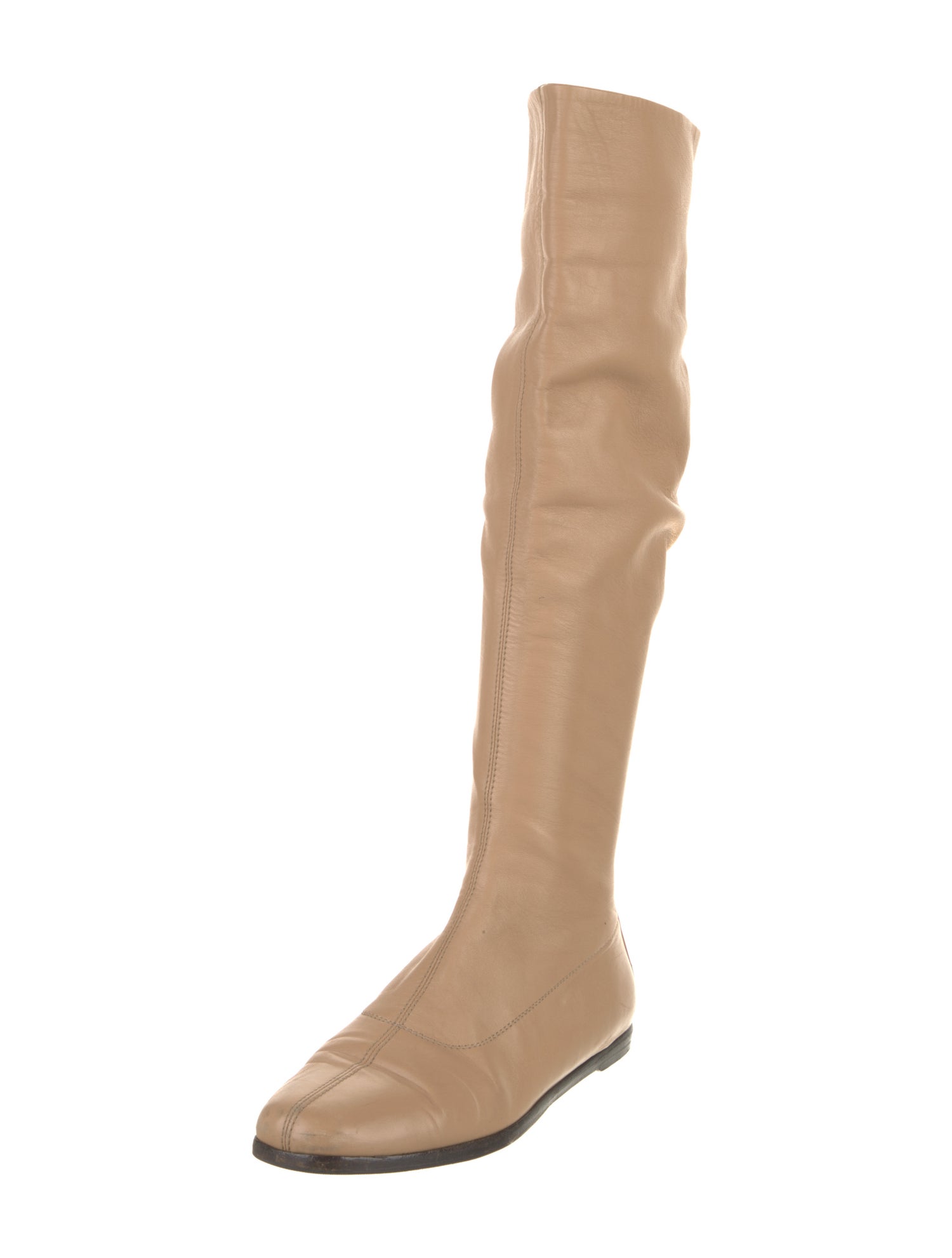 Chanel Vintage Interlocking CC Logo Riding Boots