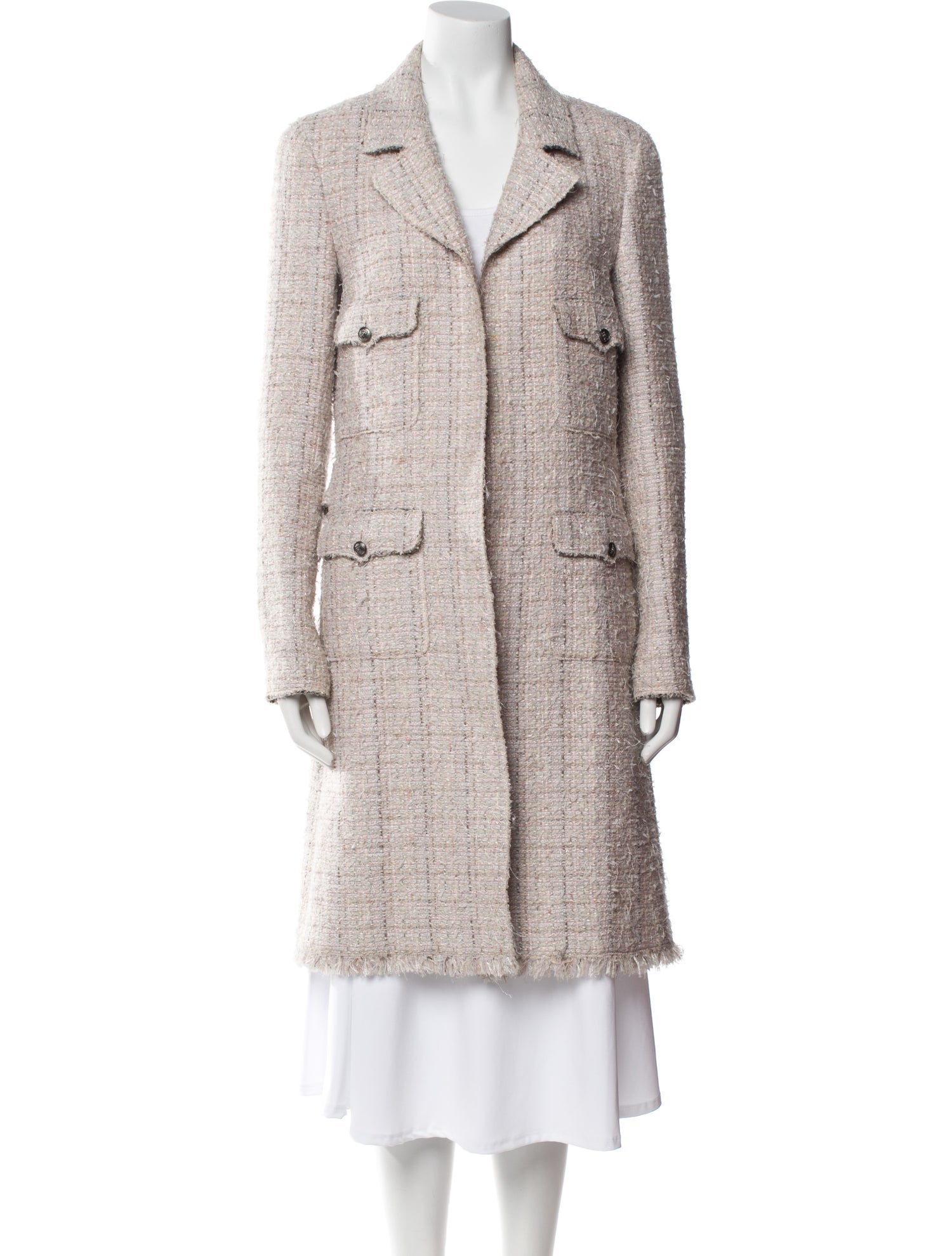 Chanel Vintage 2004 Faux Fur Coat