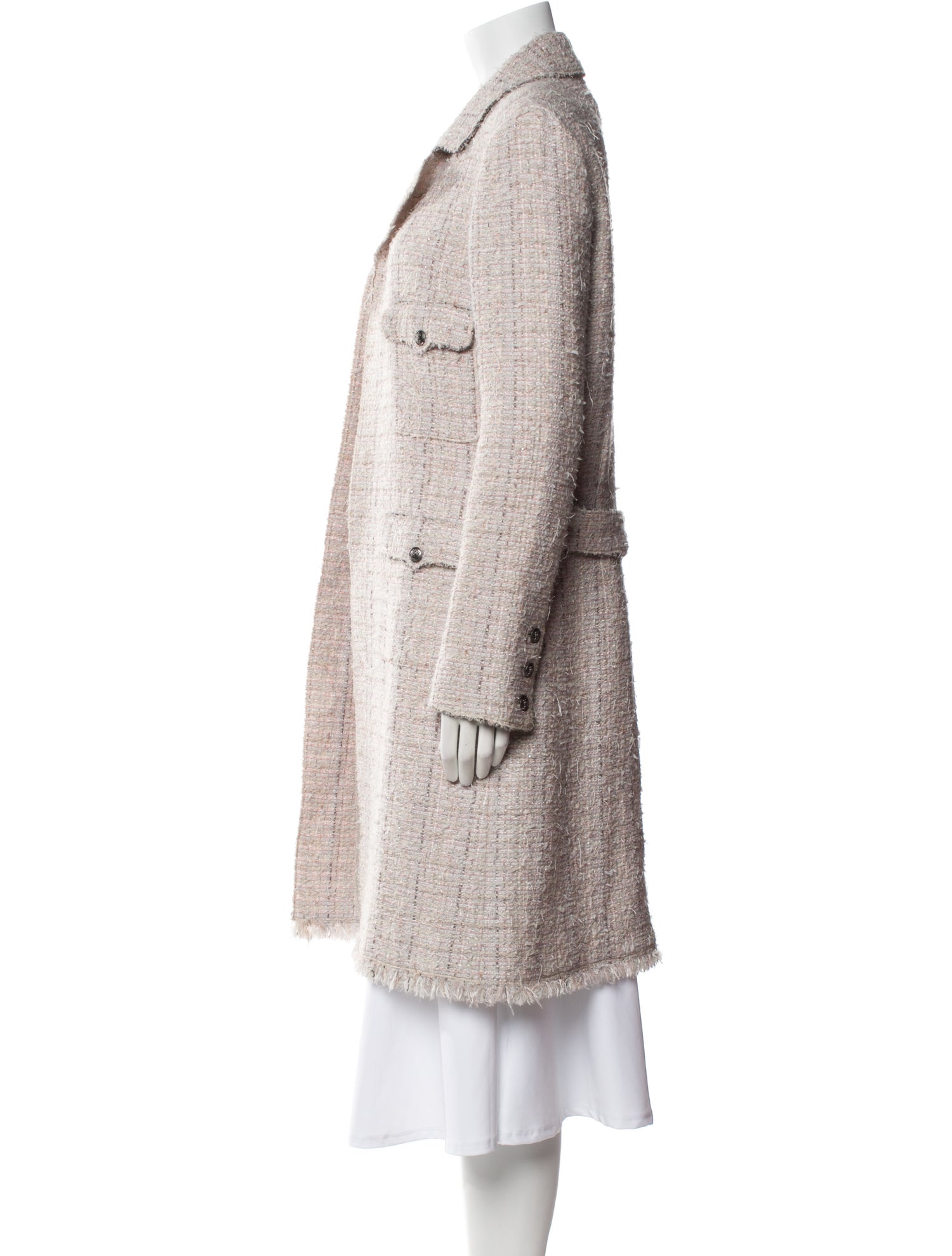 Chanel Vintage 2004 Faux Fur Coat